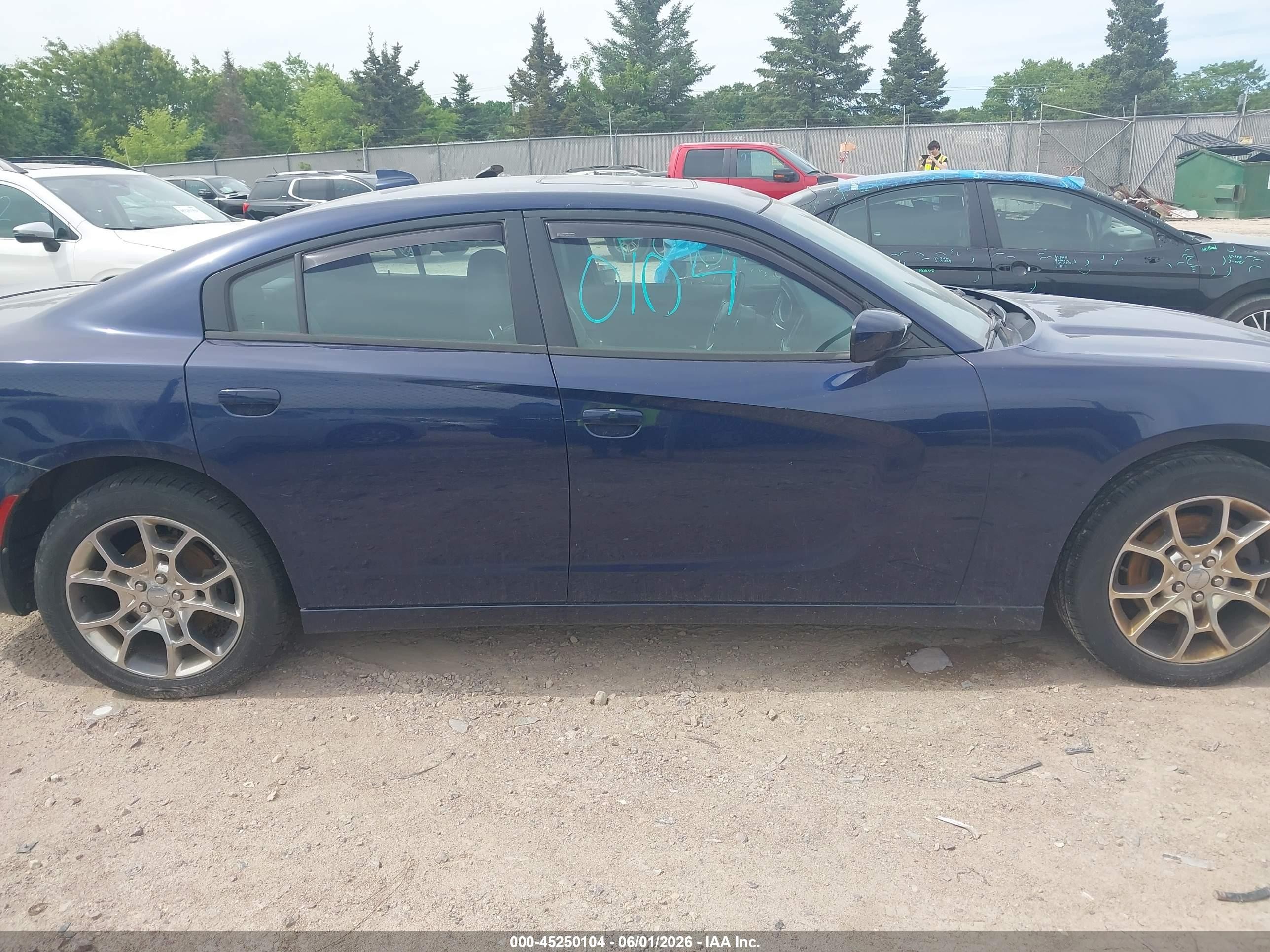 2015 Dodge Charger Sxt Blue vin: 2C3CDXJG8FH746064