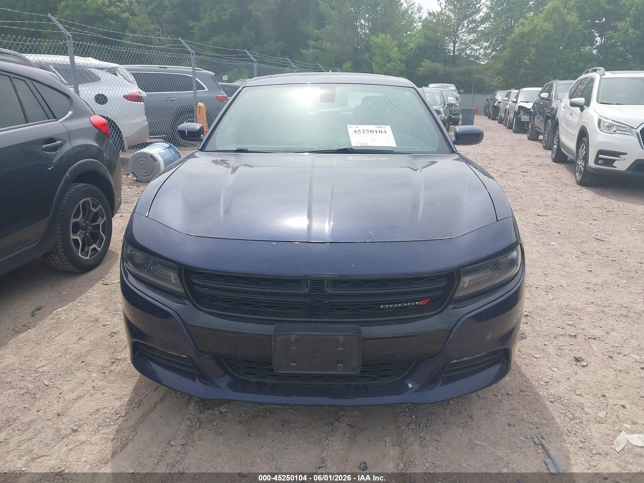 2015 Dodge Charger Sxt Blue vin: 2C3CDXJG8FH746064