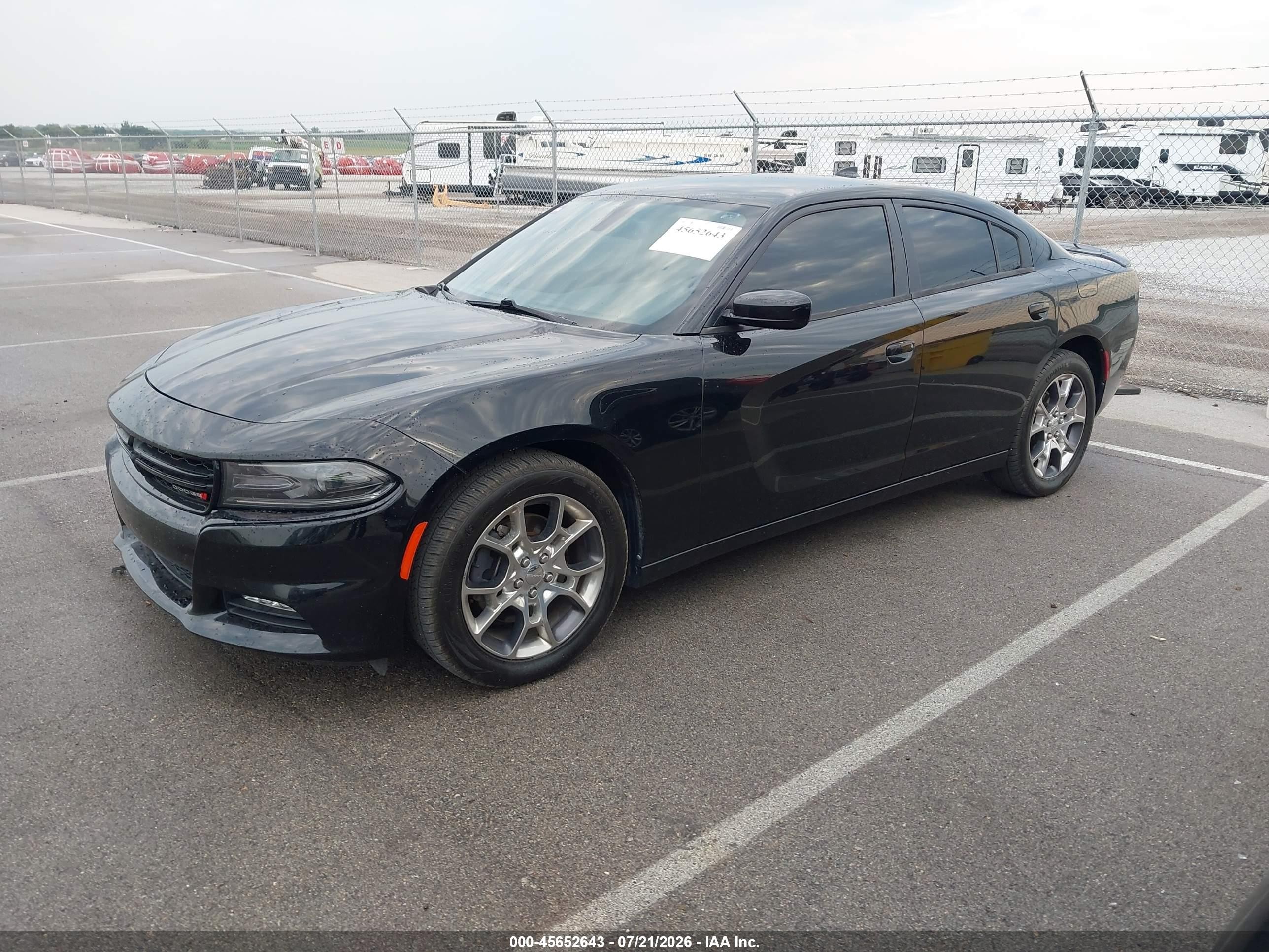 2015 Dodge Charger Sxt Black vin: 2C3CDXJG8FH908257