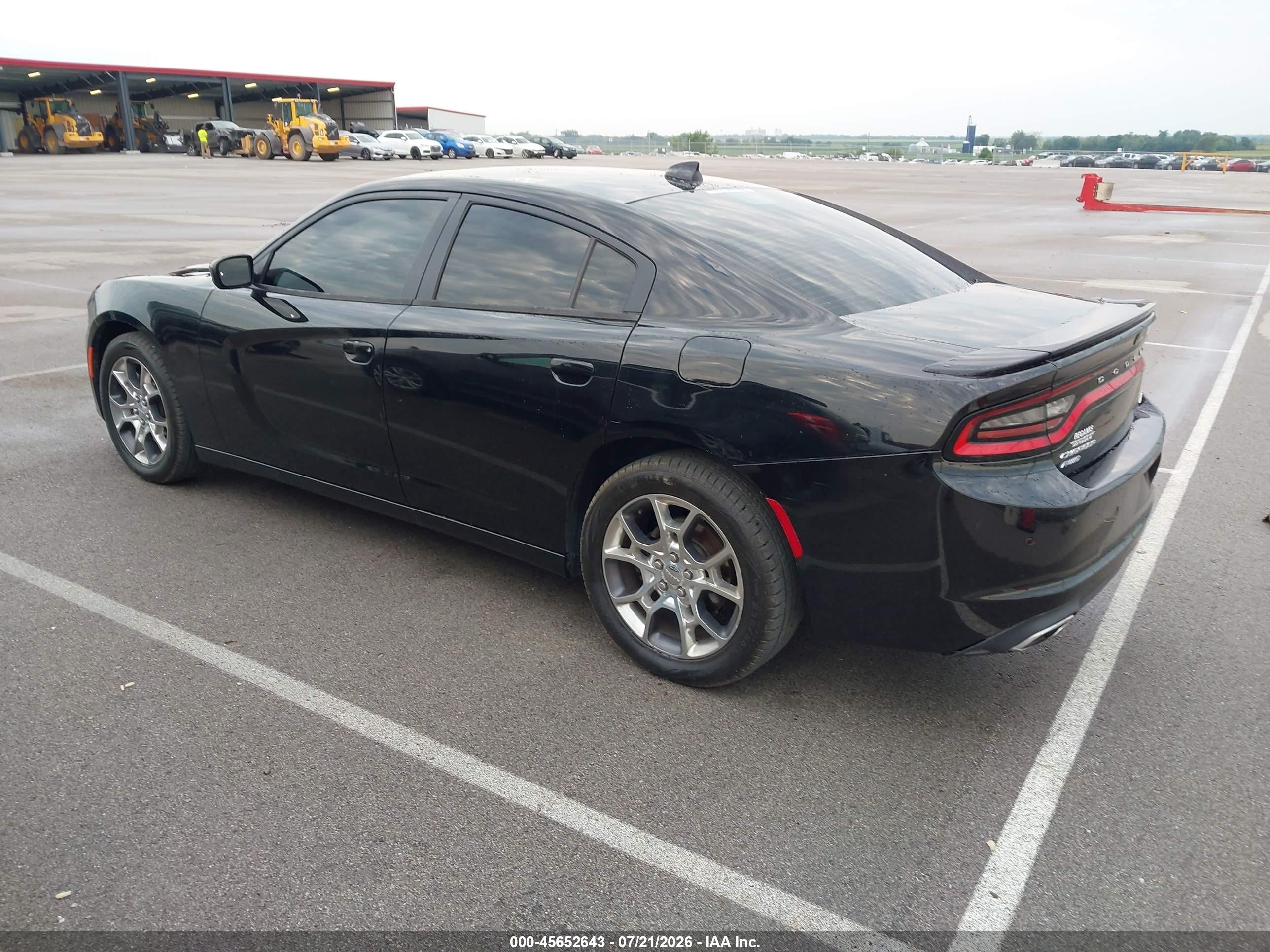 2015 Dodge Charger Sxt Black vin: 2C3CDXJG8FH908257