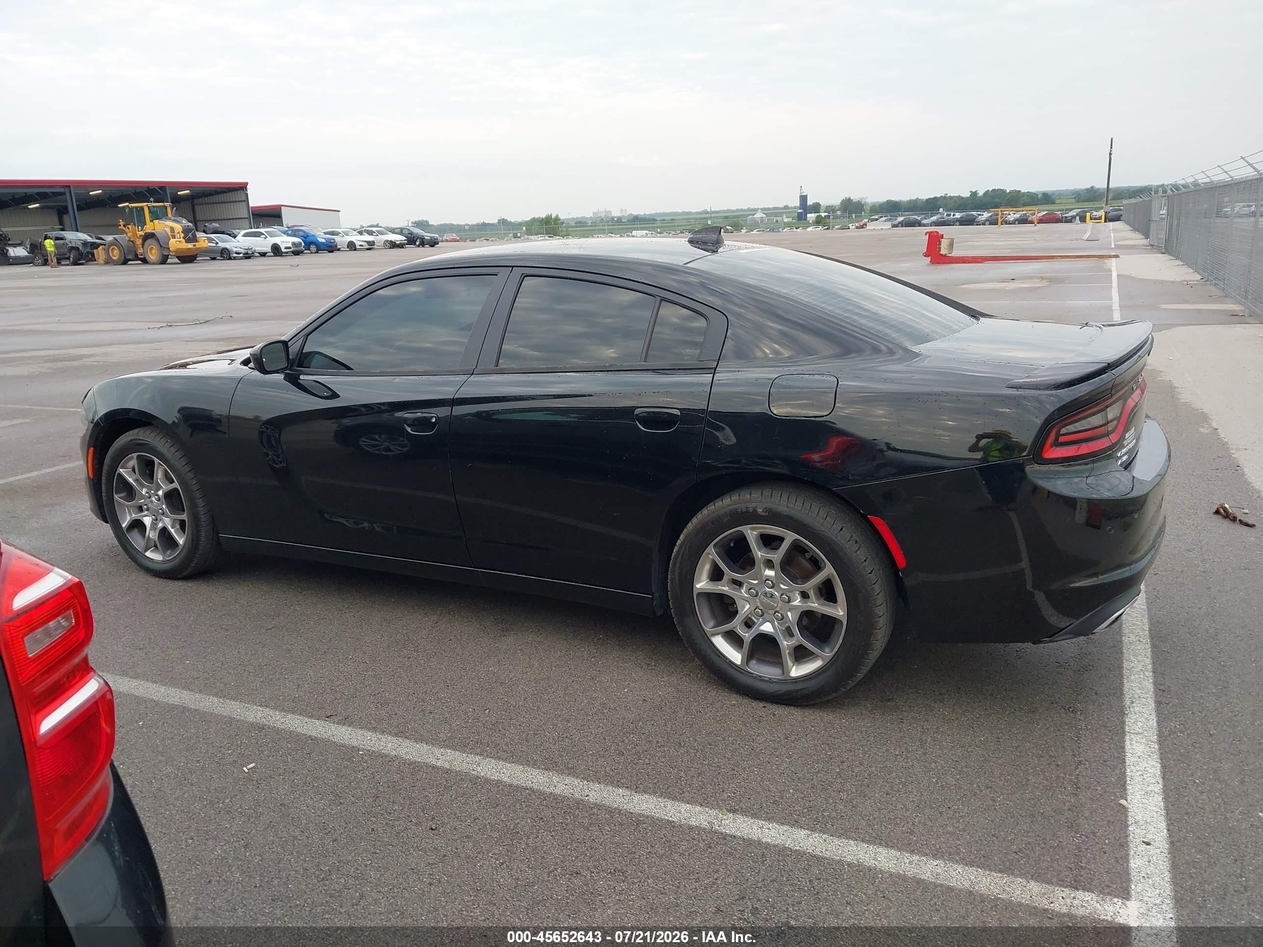 2015 Dodge Charger Sxt Black vin: 2C3CDXJG8FH908257