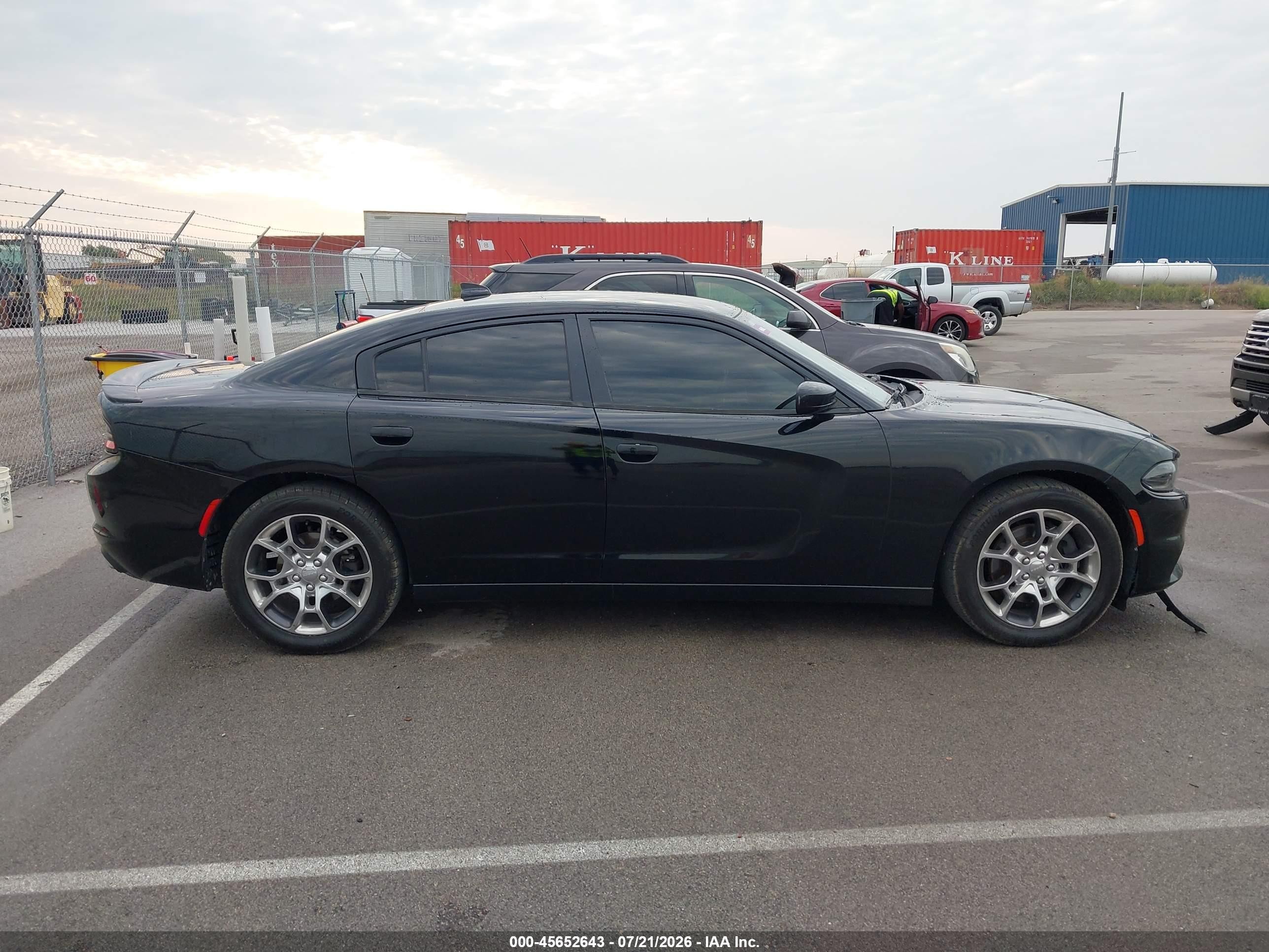 2015 Dodge Charger Sxt Black vin: 2C3CDXJG8FH908257