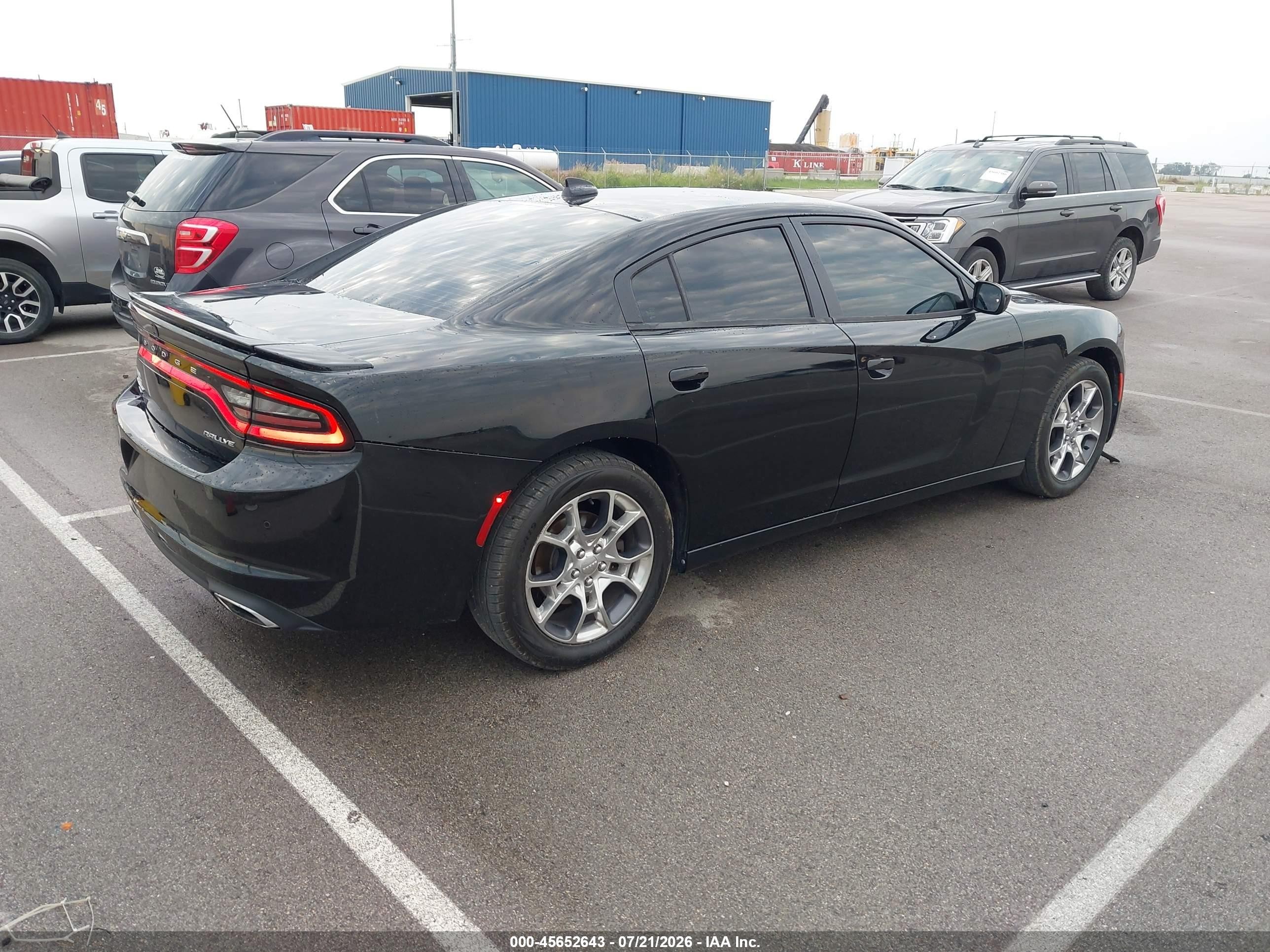 2015 Dodge Charger Sxt Black vin: 2C3CDXJG8FH908257