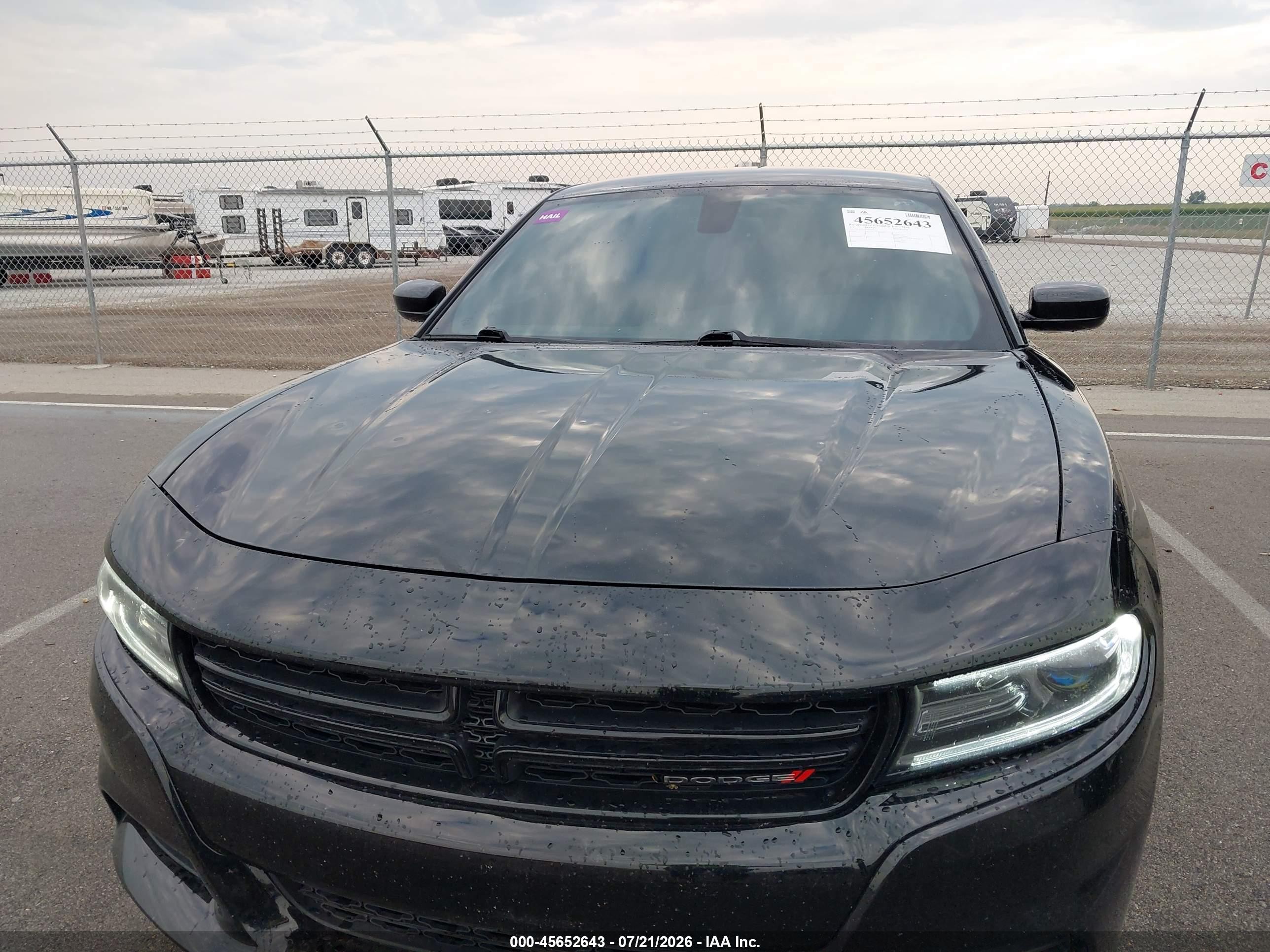 2015 Dodge Charger Sxt Black vin: 2C3CDXJG8FH908257