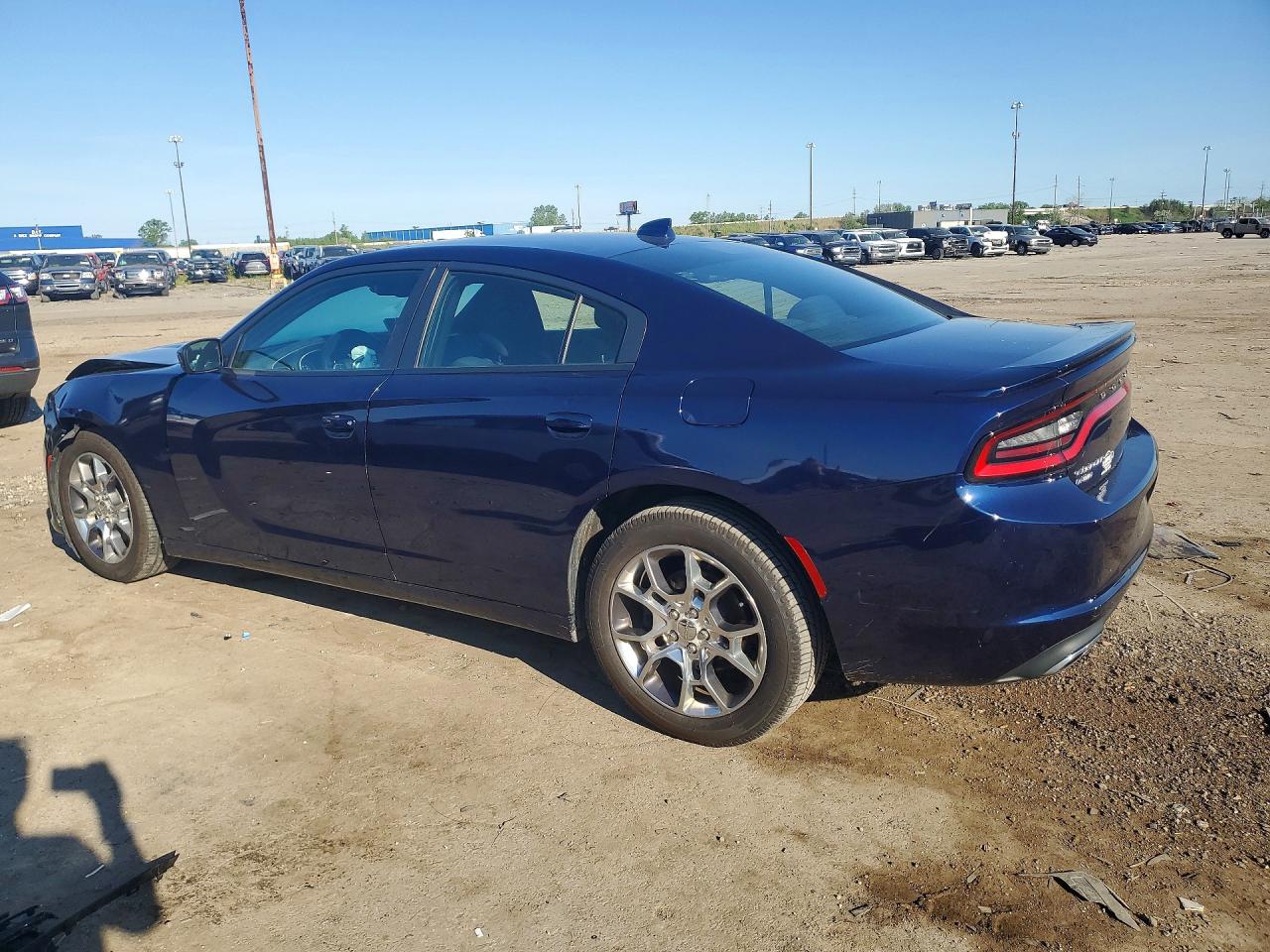 2015 Dodge Charger Sxt Blue vin: 2C3CDXJG8FH926404
