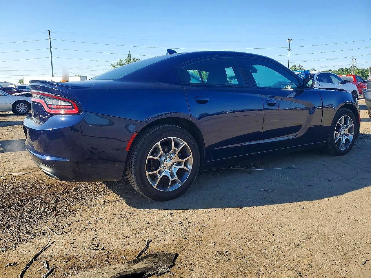 2015 Dodge Charger Sxt Blue vin: 2C3CDXJG8FH926404