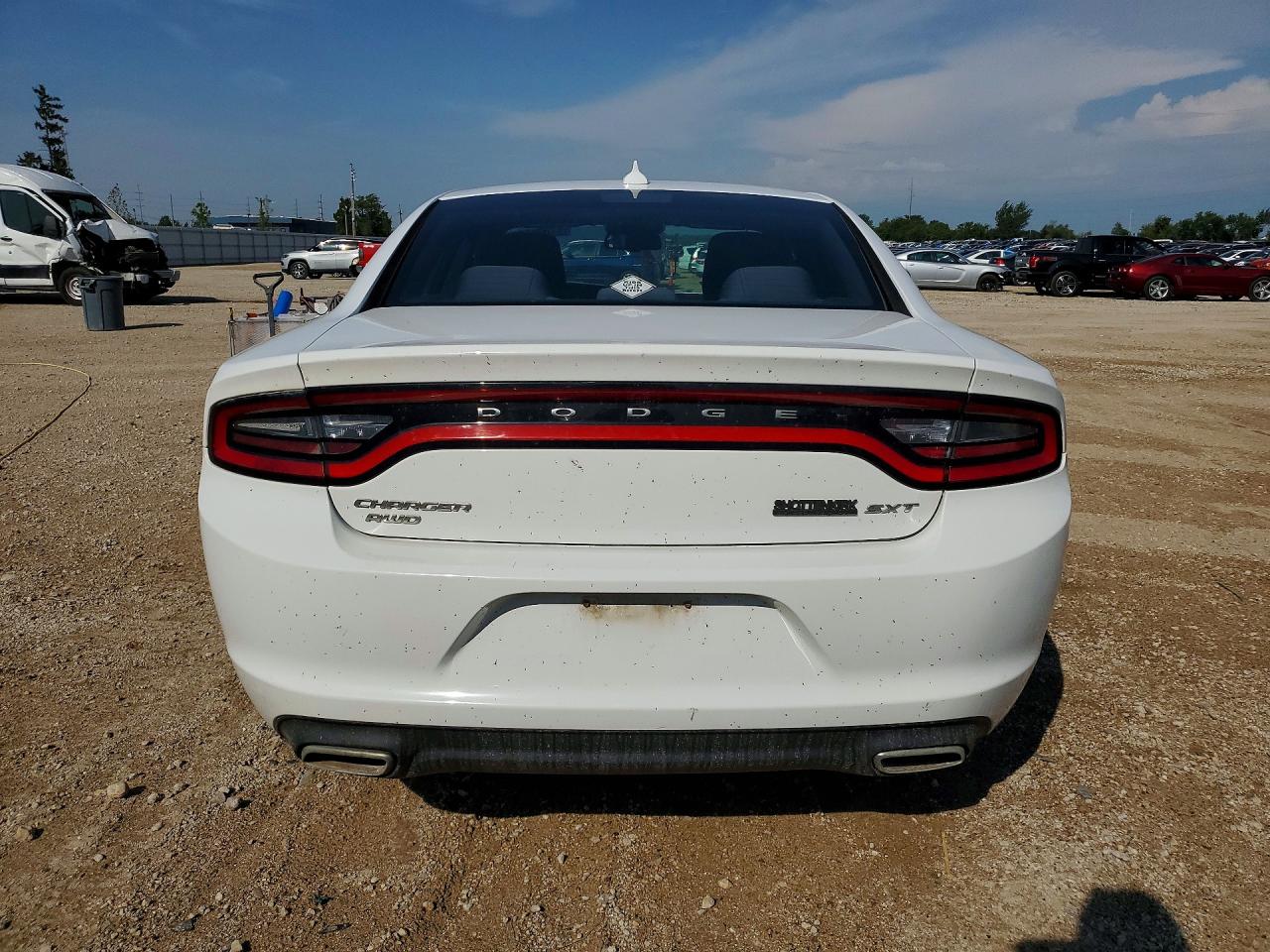 2016 Dodge Charger Sxt White vin: 2C3CDXJG8GH151054