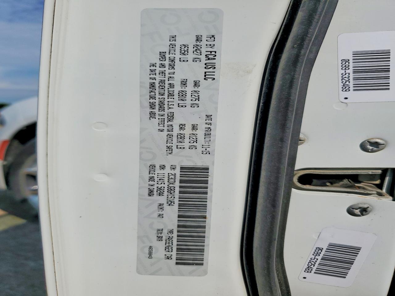 2016 Dodge Charger Sxt White vin: 2C3CDXJG8GH151054