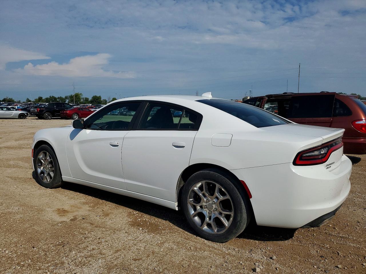 2016 Dodge Charger Sxt White vin: 2C3CDXJG8GH151054