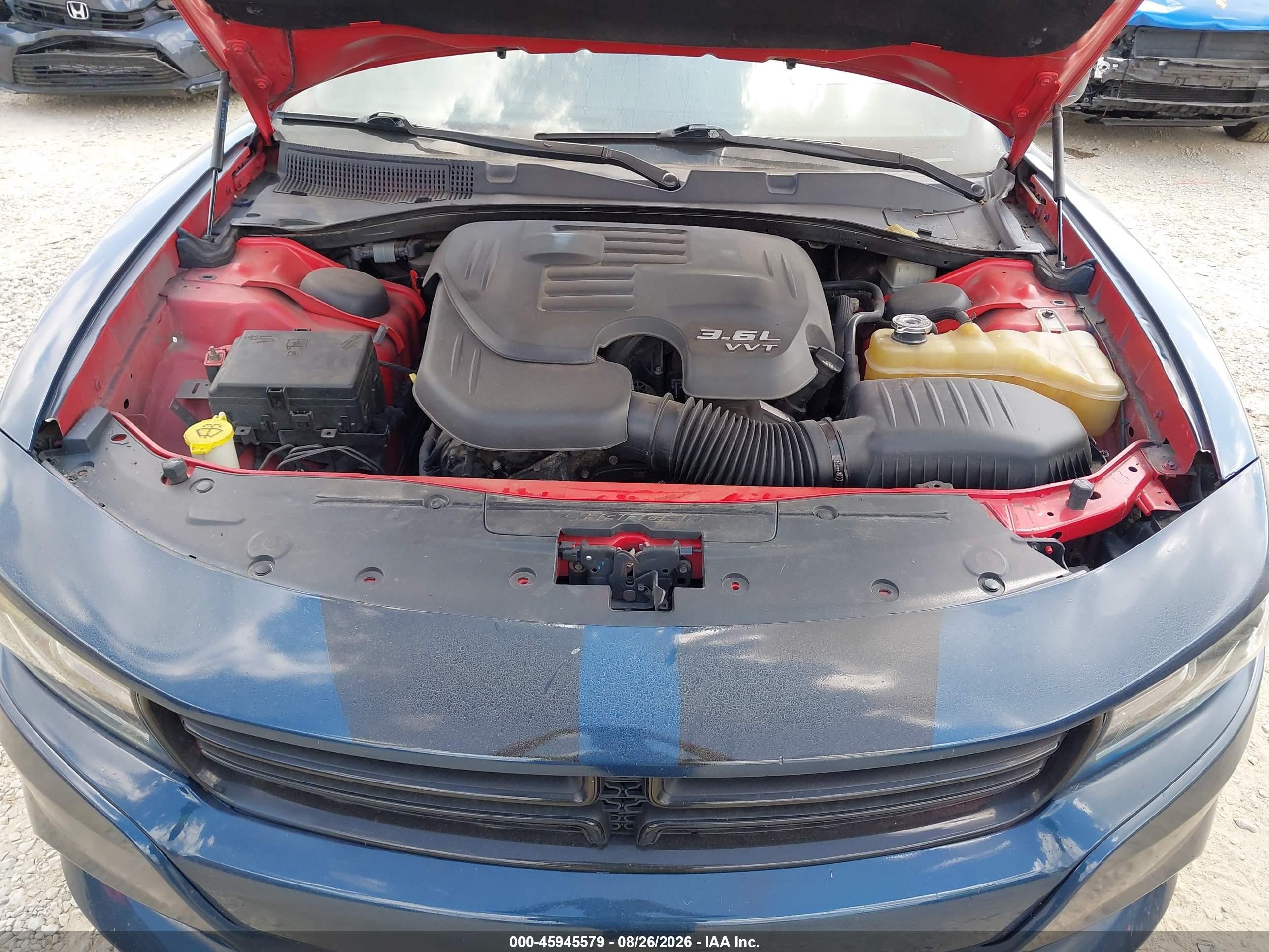 2018 Dodge Charger Gt Awd Blue vin: 2C3CDXJG8JH235625