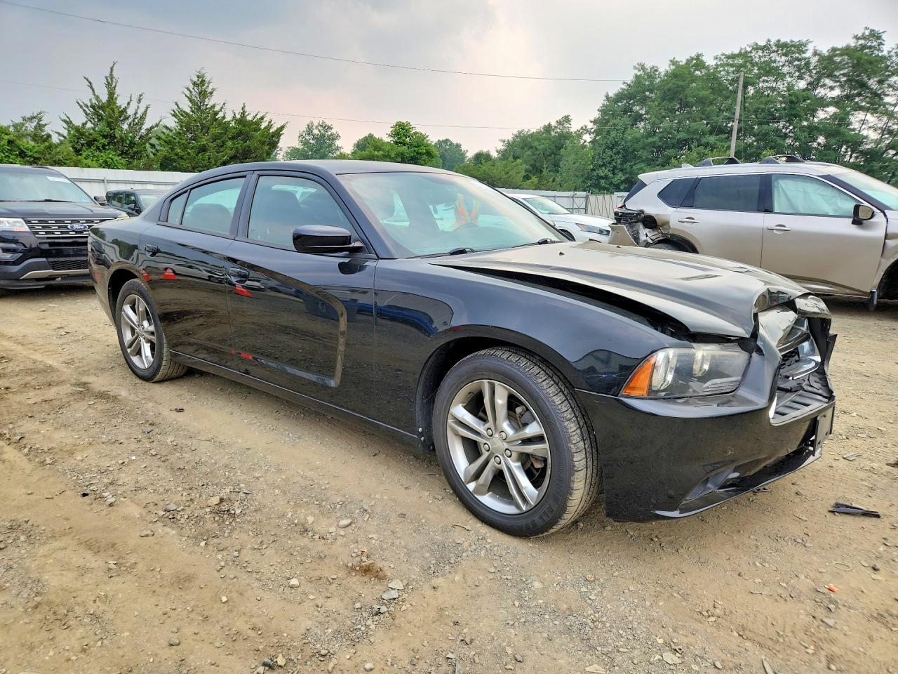 2013 Dodge Charger Sxt Black vin: 2C3CDXJG9DH678841