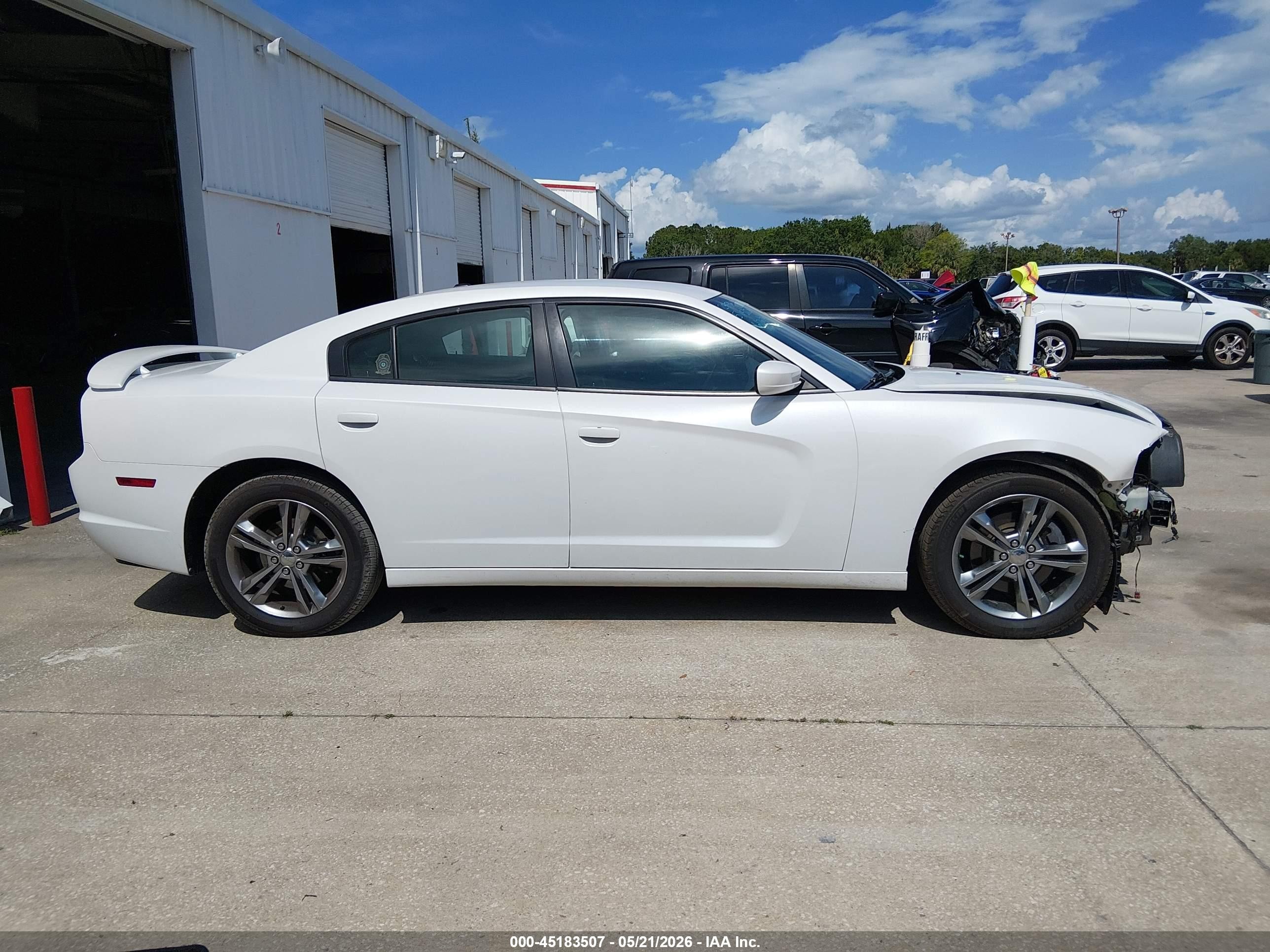2014 Dodge Charger Sxt Plus Белый vin: 2C3CDXJG9EH212649