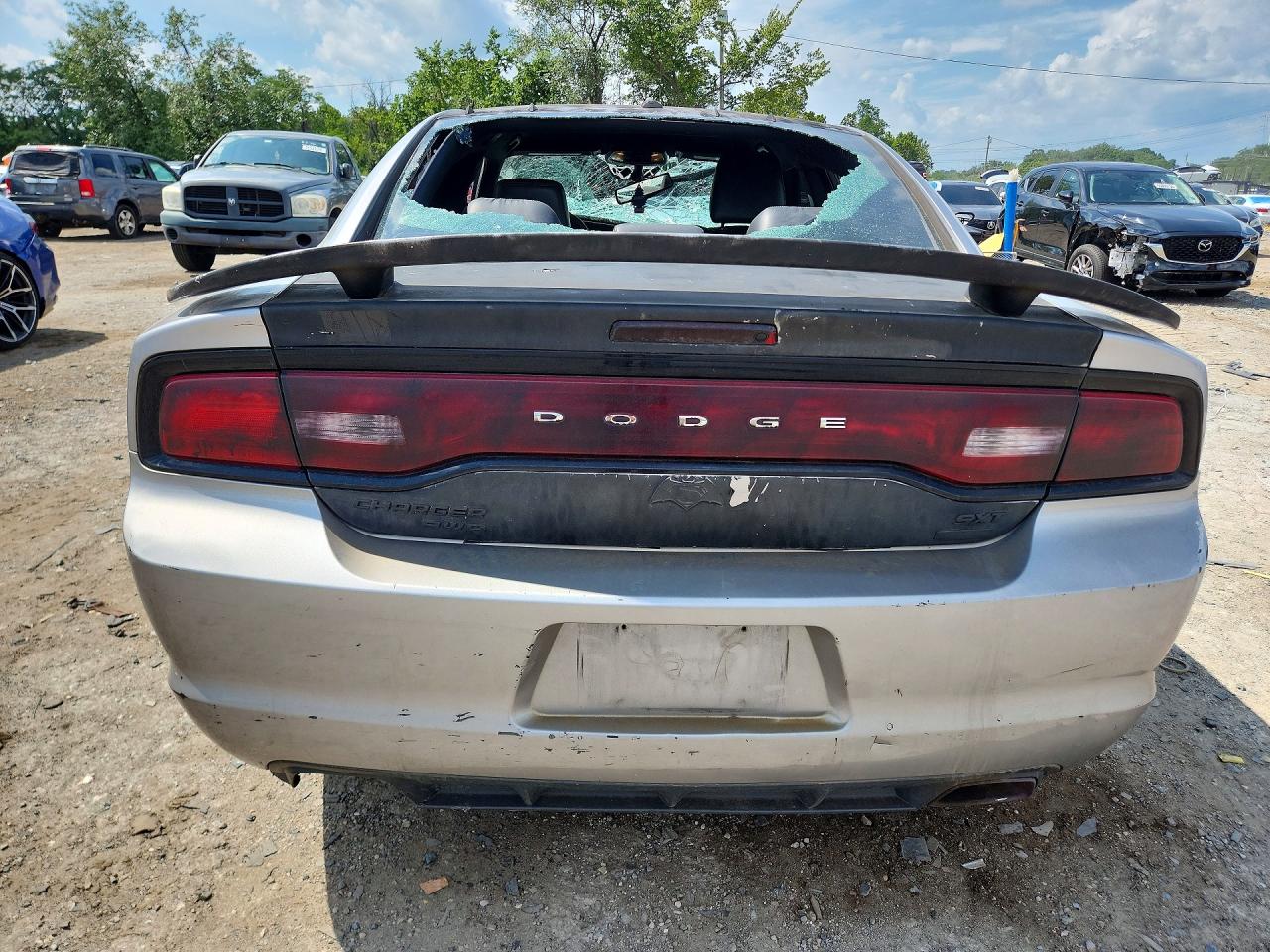2014 Dodge Charger Sxt Silver vin: 2C3CDXJG9EH371929