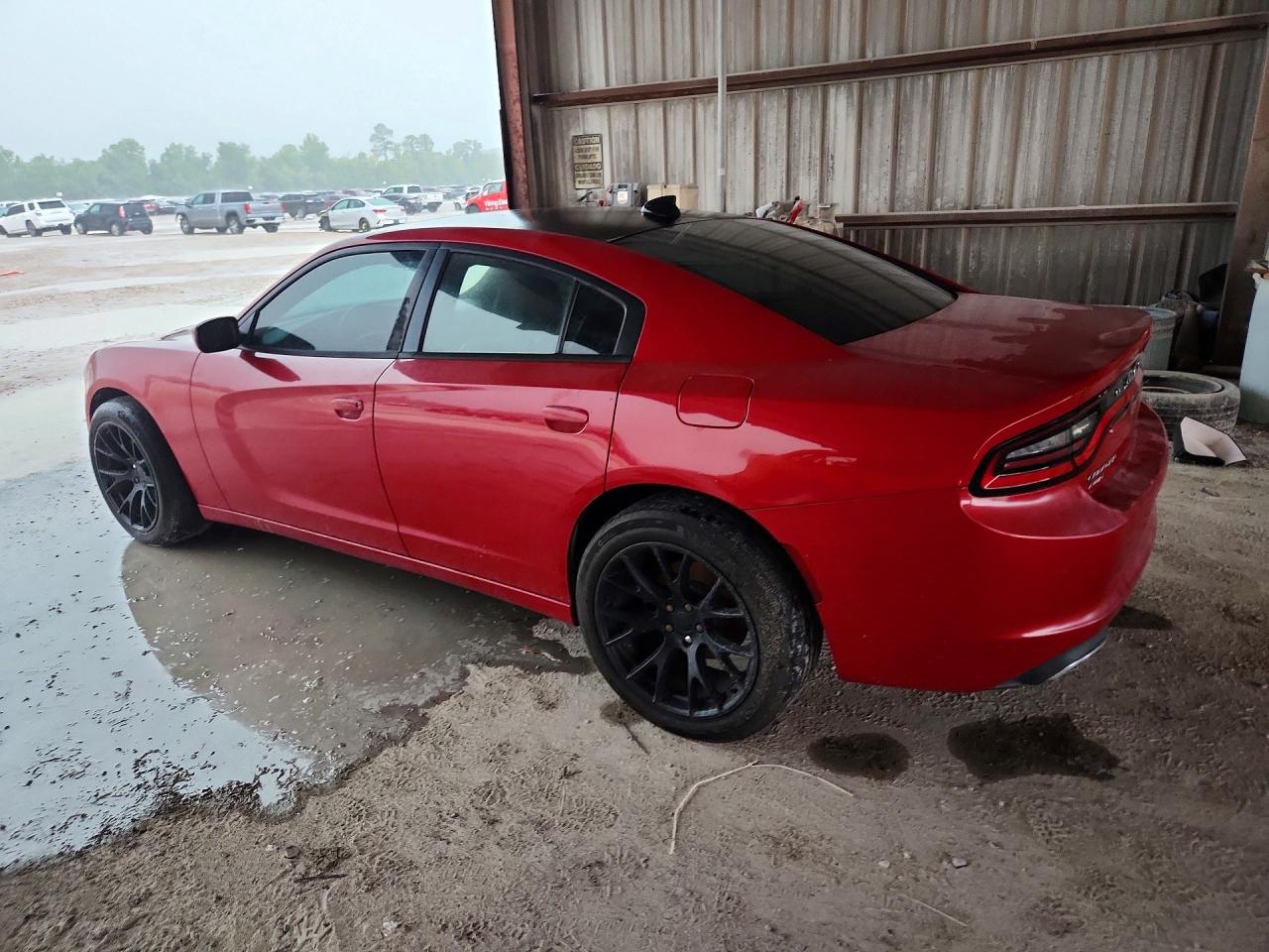 2015 Dodge Charger Sxt Red vin: 2C3CDXJG9FH796181