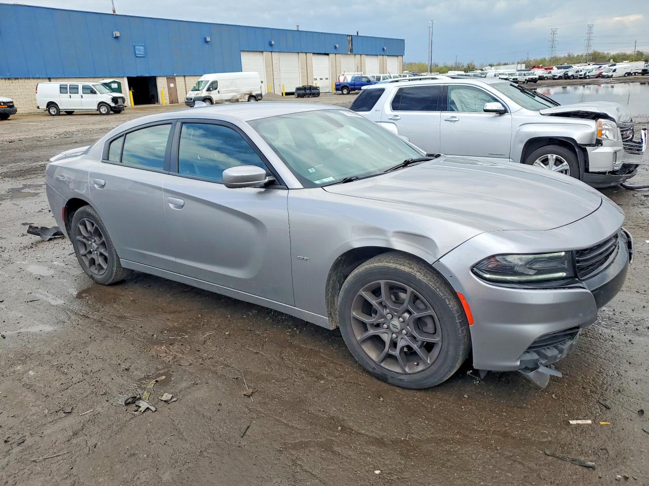 2018 Dodge Charger Gt Silver vin: 2C3CDXJG9JH189545