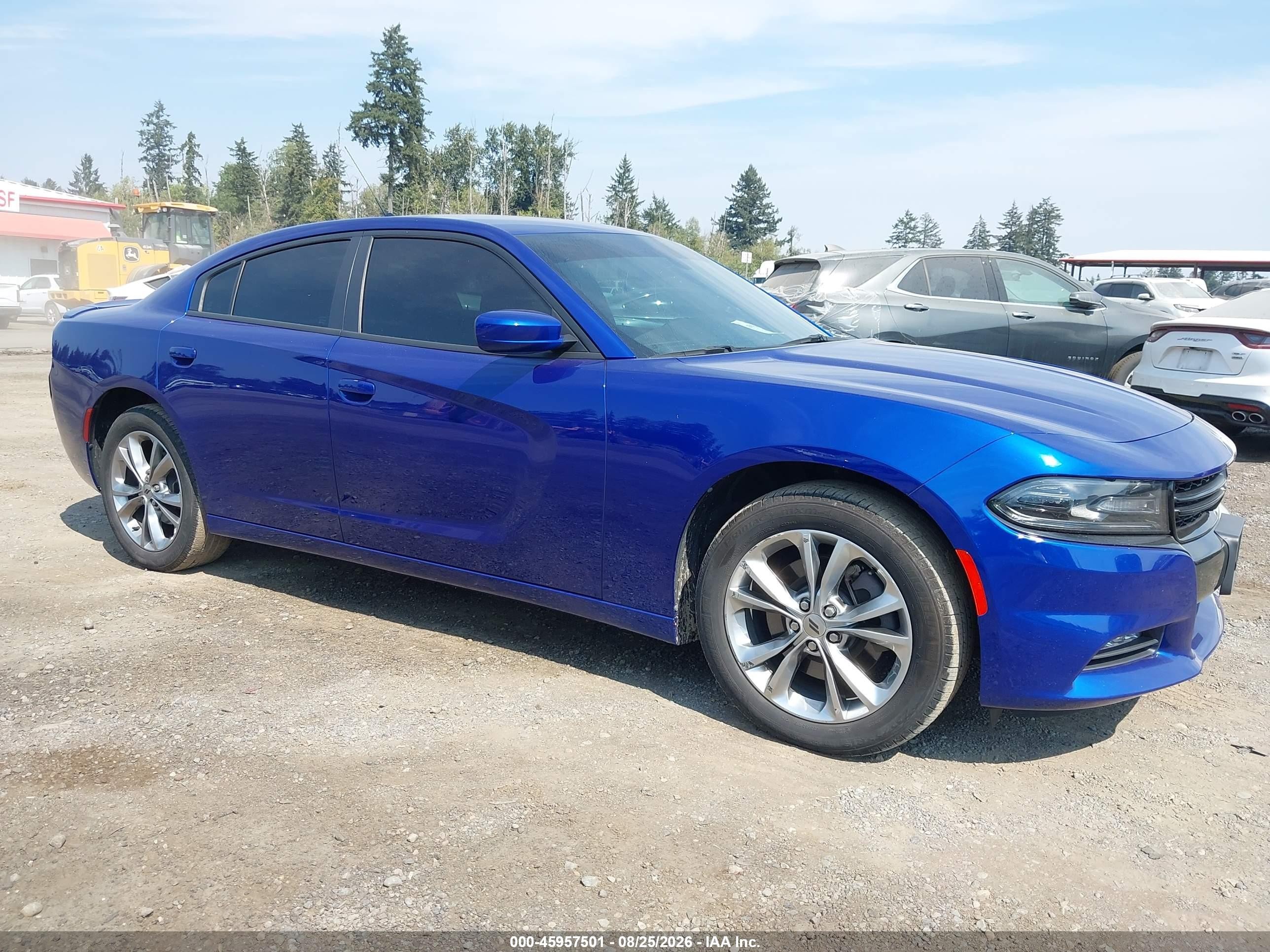 2020 Dodge Charger Sxt Awd Blue vin: 2C3CDXJG9LH193551
