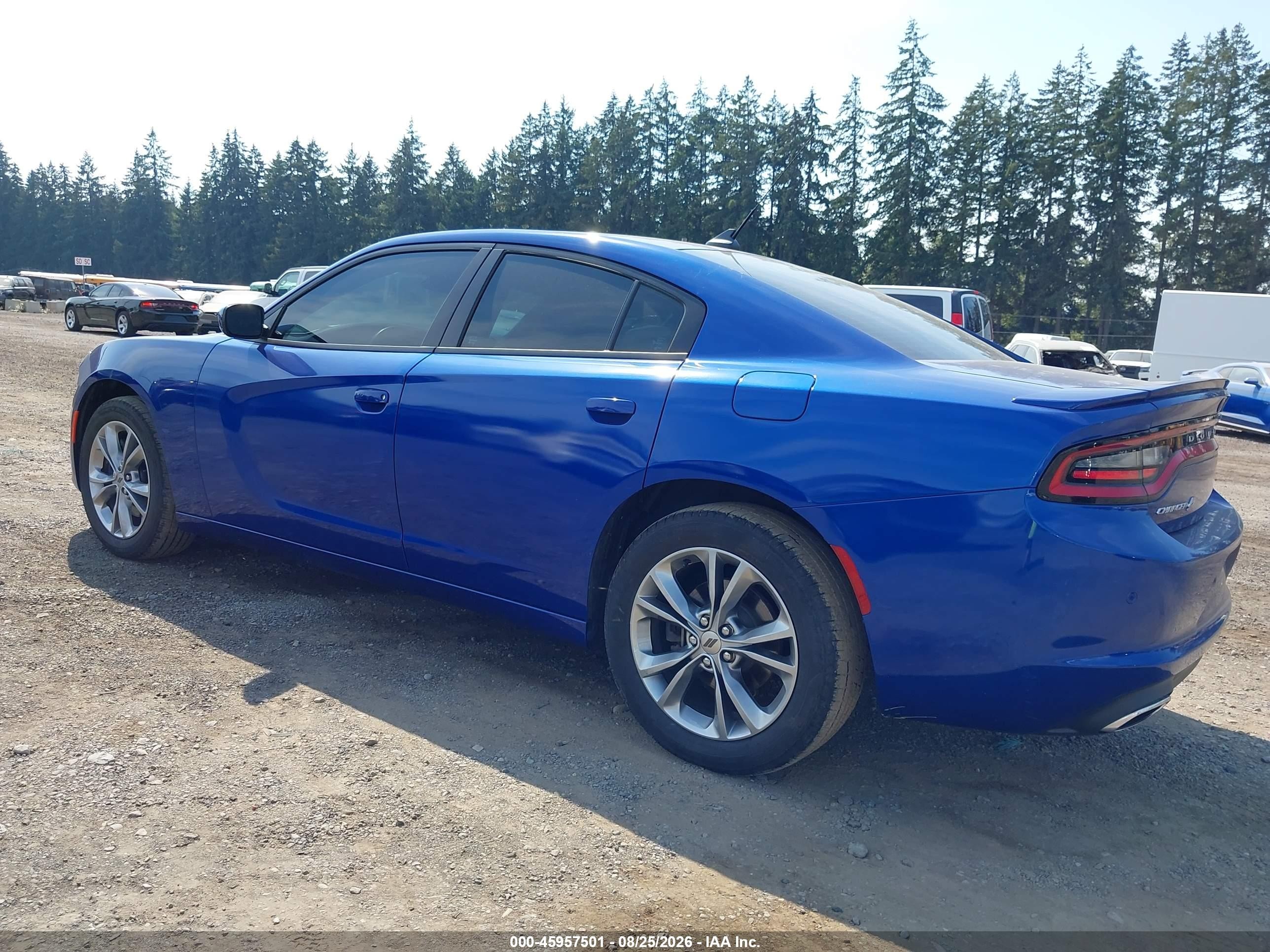 2020 Dodge Charger Sxt Awd Blue vin: 2C3CDXJG9LH193551