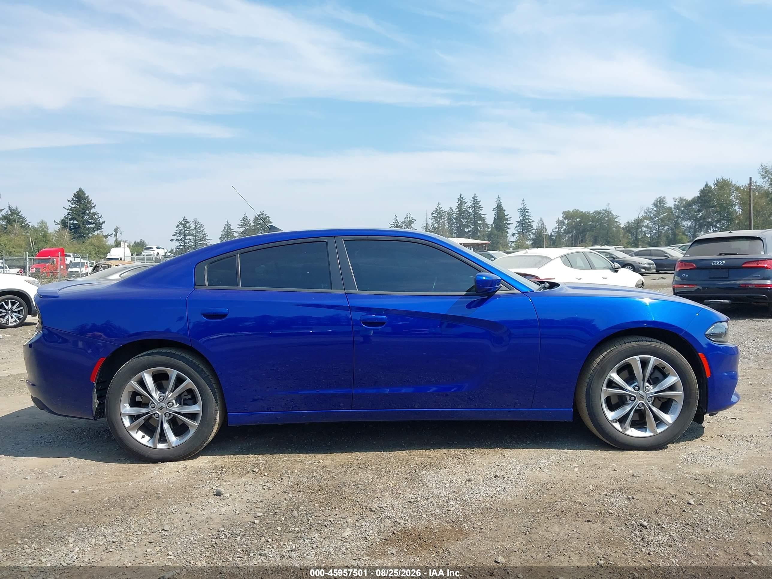 2020 Dodge Charger Sxt Awd Blue vin: 2C3CDXJG9LH193551