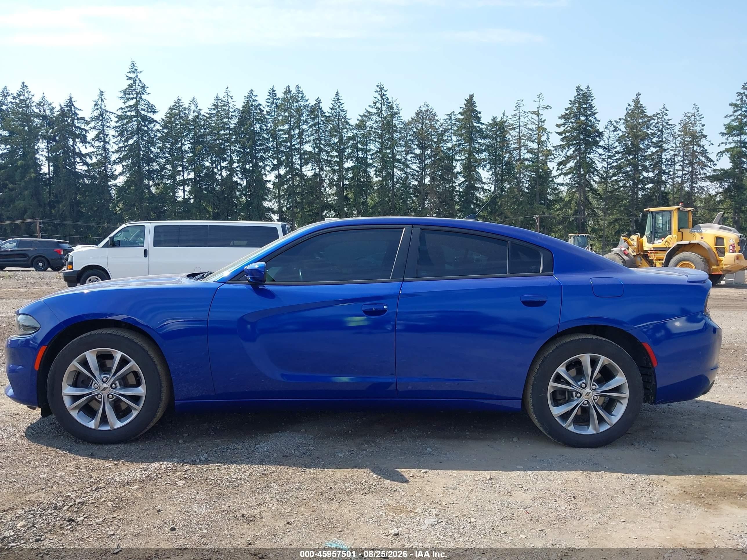 2020 Dodge Charger Sxt Awd Blue vin: 2C3CDXJG9LH193551