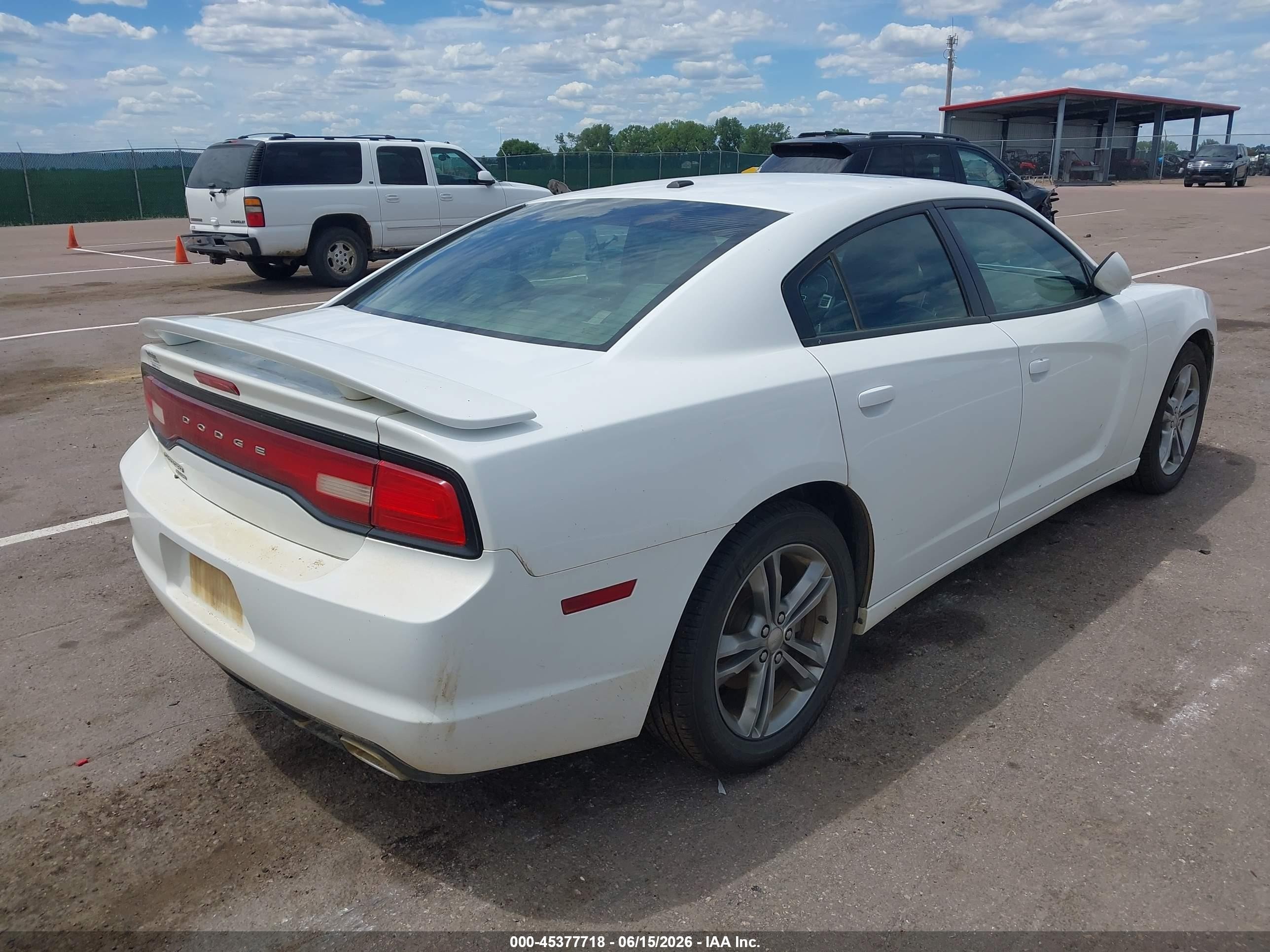 2013 Dodge Charger Sxt Plus White vin: 2C3CDXJGXDH543934