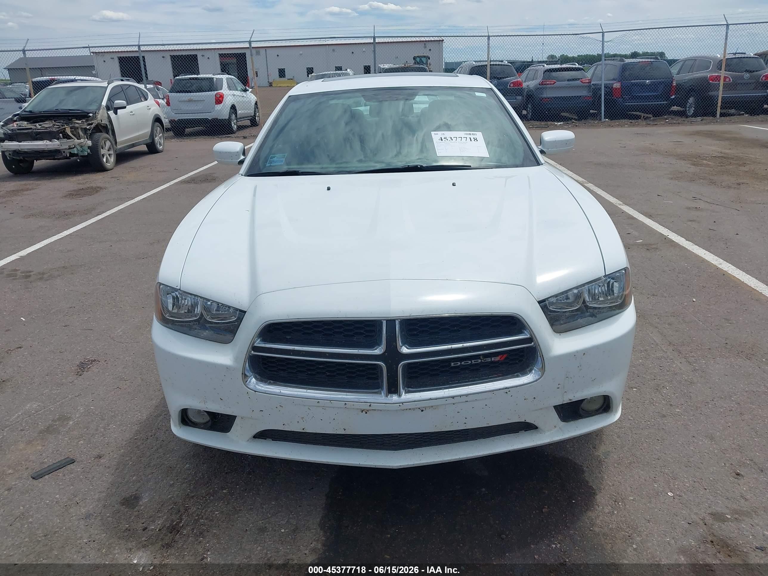2013 Dodge Charger Sxt Plus White vin: 2C3CDXJGXDH543934