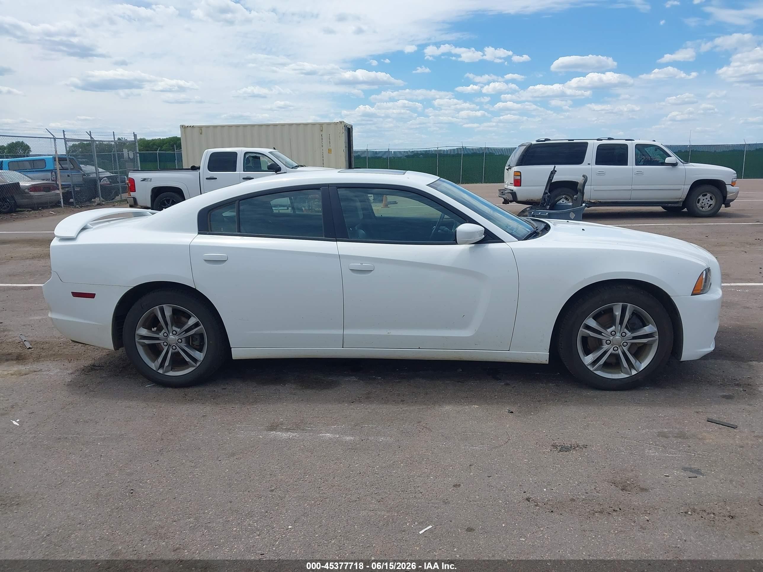 2013 Dodge Charger Sxt Plus White vin: 2C3CDXJGXDH543934