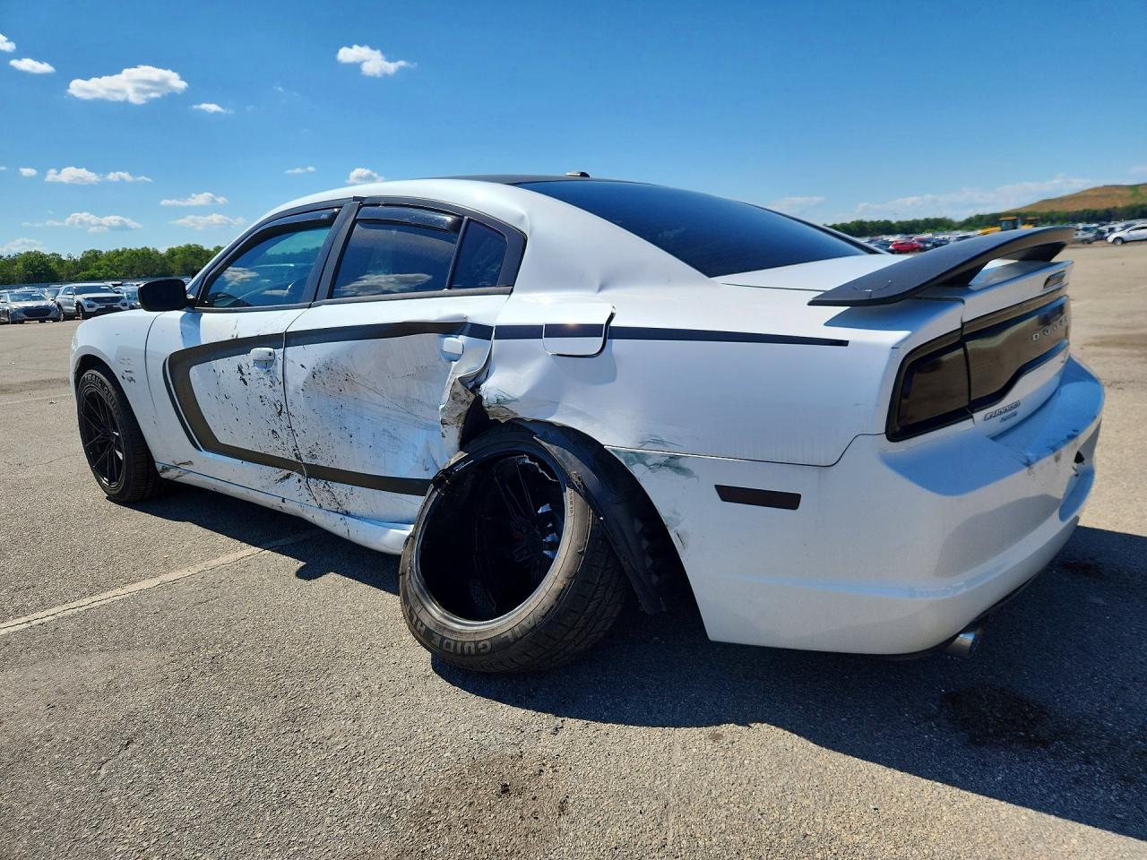 2014 Dodge Charger Sxt White vin: 2C3CDXJGXEH145978