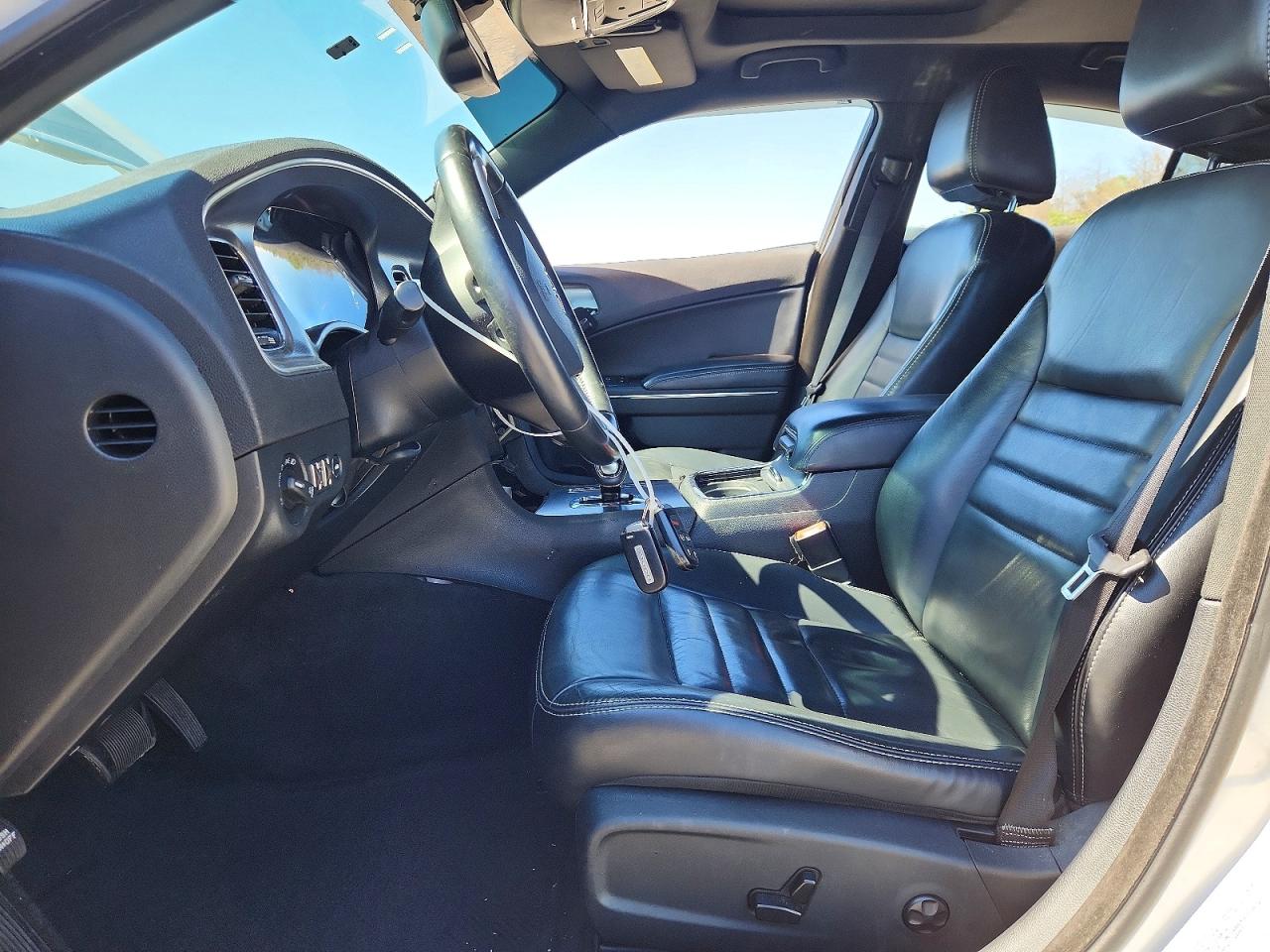 2014 Dodge Charger Sxt White vin: 2C3CDXJGXEH145978
