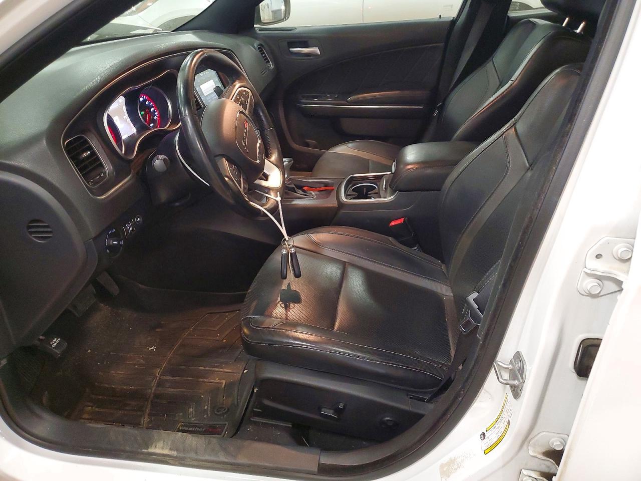 2015 Dodge Charger Sxt White vin: 2C3CDXJGXFH760127