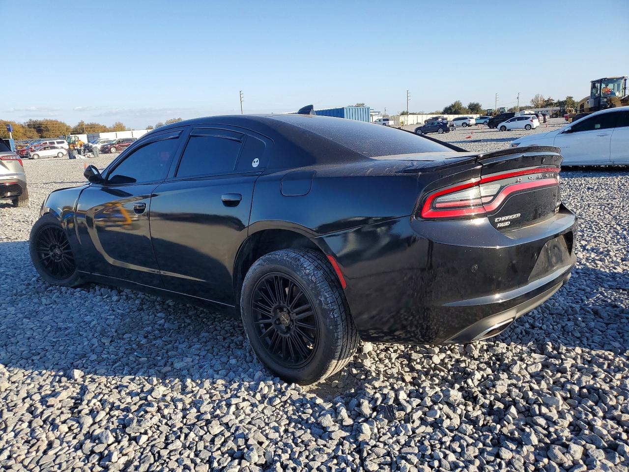 2015 Dodge Charger Sxt Black vin: 2C3CDXJGXFH815451