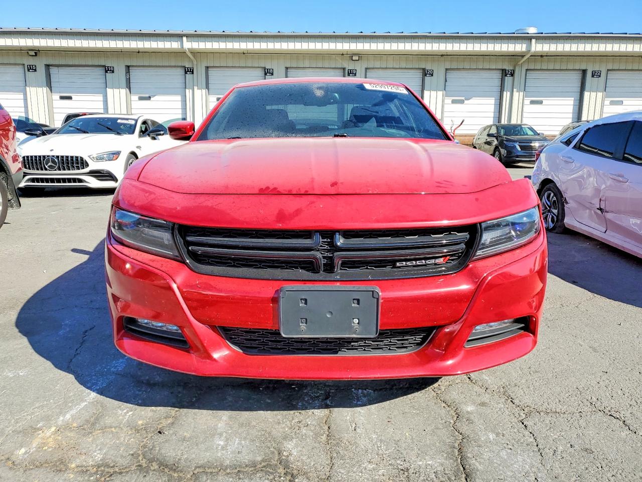 2015 Dodge Charger Sxt Red vin: 2C3CDXJGXFH875679