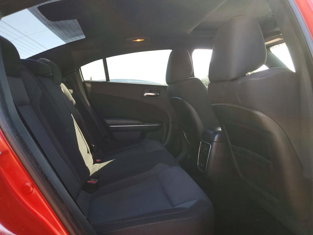 2015 Dodge Charger Sxt Red vin: 2C3CDXJGXFH875679
