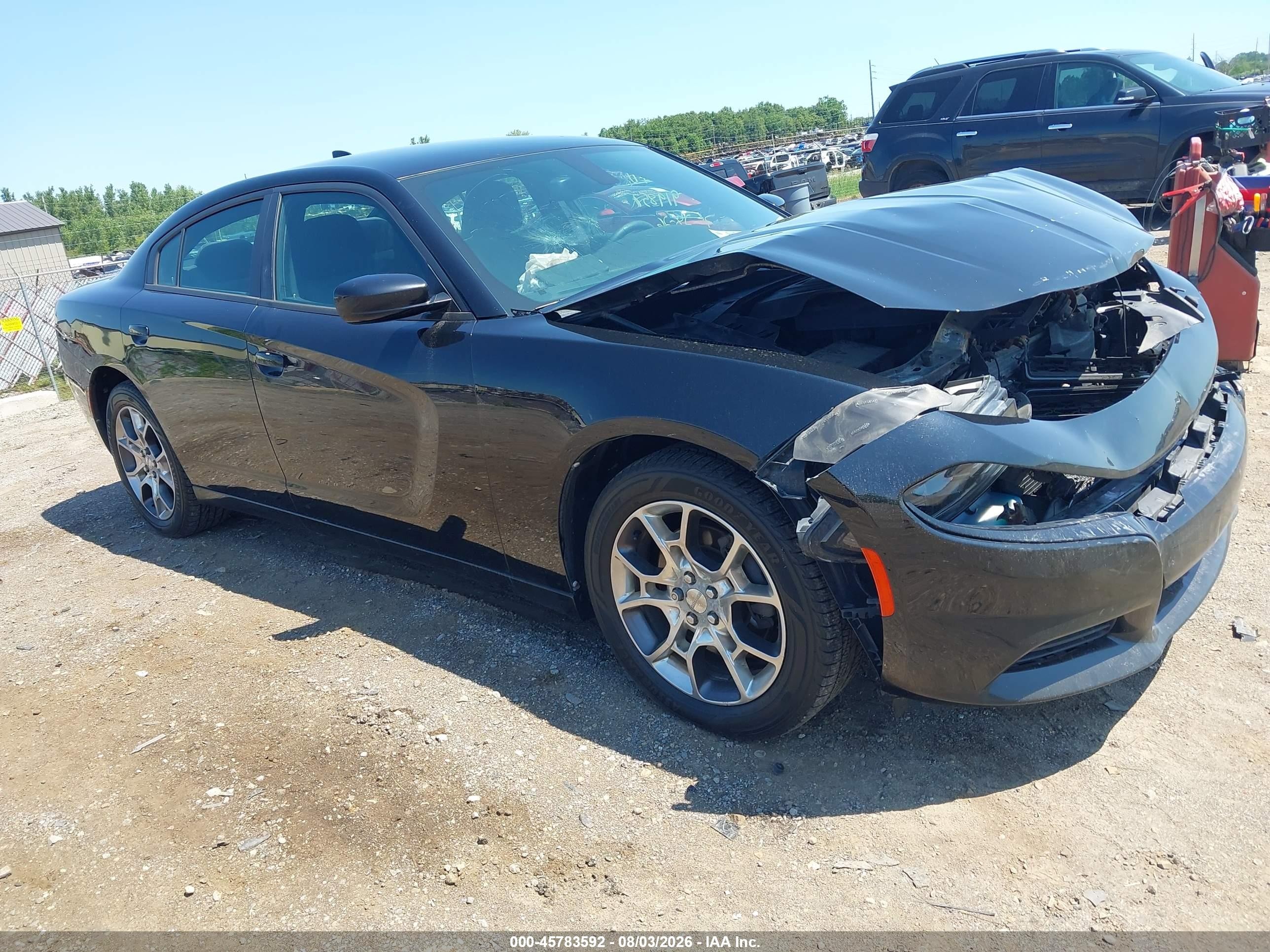 2015 Dodge Charger Sxt Black vin: 2C3CDXJGXFH919857