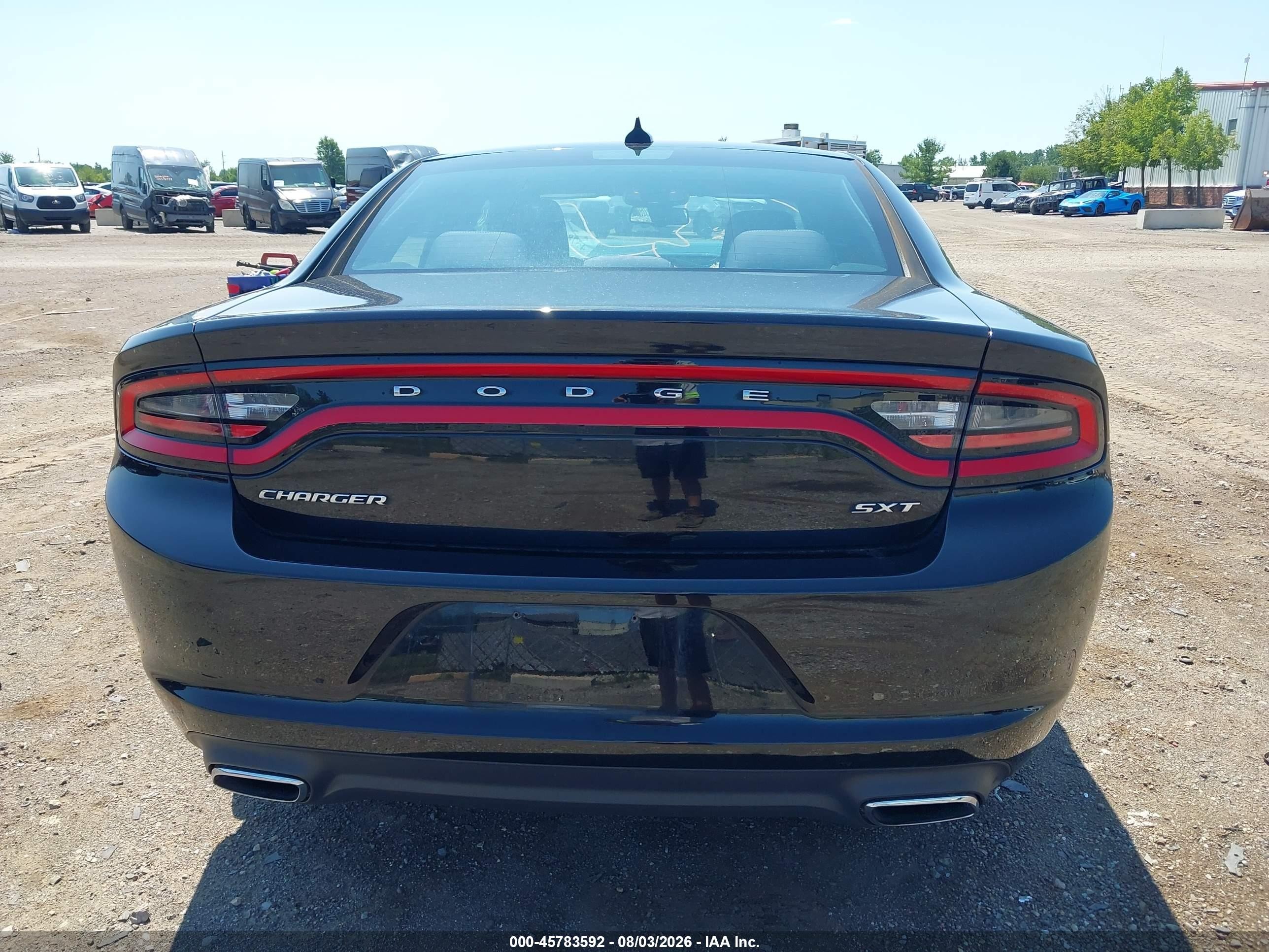 2015 Dodge Charger Sxt Black vin: 2C3CDXJGXFH919857