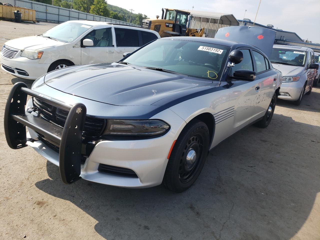 2021 Dodge Charger Police Silver vin: 2C3CDXKG0MH629381