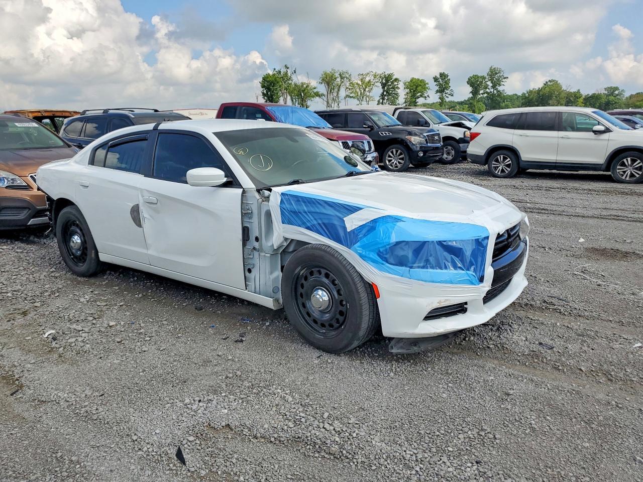 2022 Dodge Charger Police Белый vin: 2C3CDXKG2NH209591