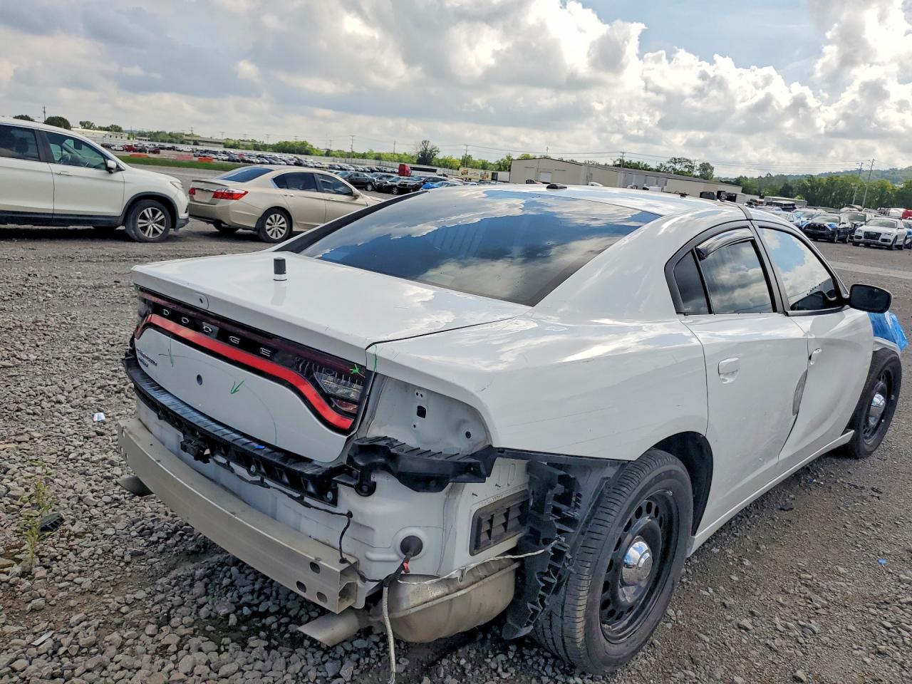 2022 Dodge Charger Police Белый vin: 2C3CDXKG2NH209591
