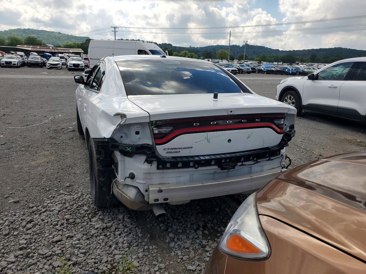 2022 Dodge Charger Police Белый vin: 2C3CDXKG2NH209591