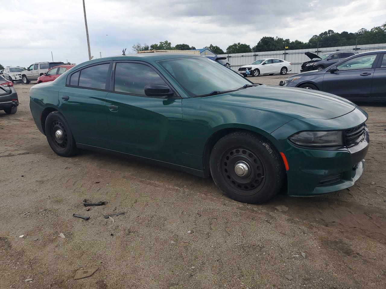 2015 Dodge Charger Police Green vin: 2C3CDXKT0FH841553