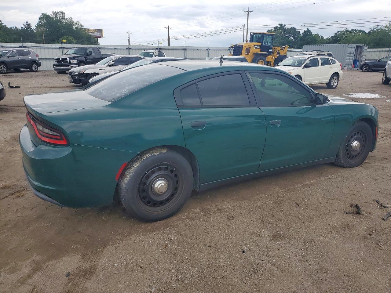 2015 Dodge Charger Police Green vin: 2C3CDXKT0FH841553