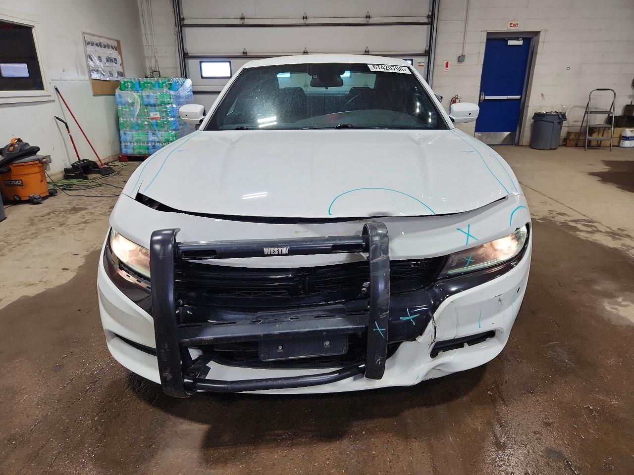 2019 Dodge Charger Police White vin: 2C3CDXKT0KH514838