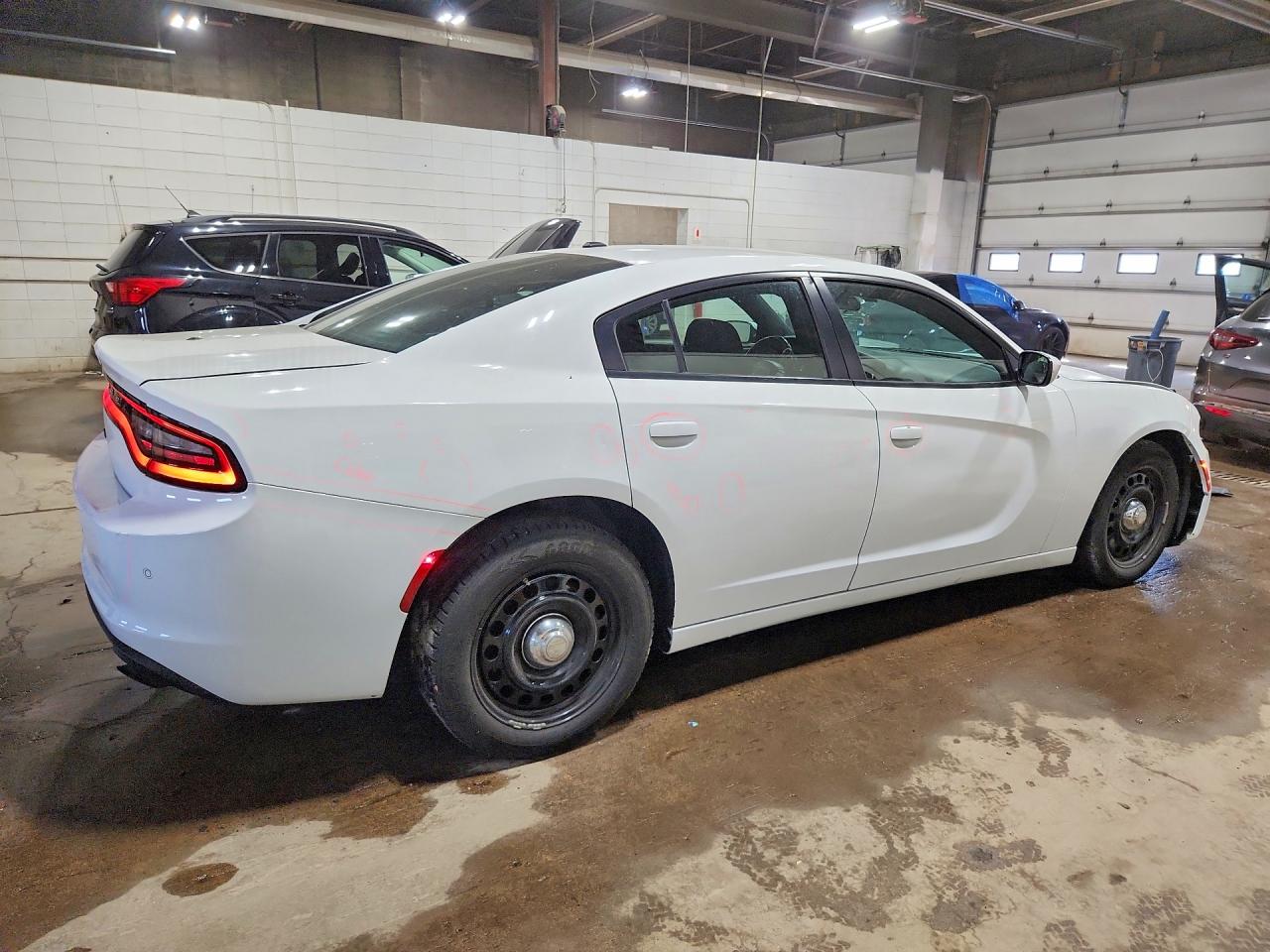 2019 Dodge Charger Police White vin: 2C3CDXKT0KH514838