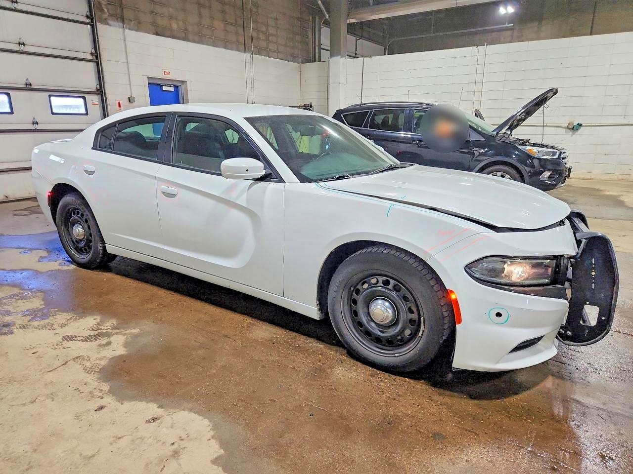 2019 Dodge Charger Police White vin: 2C3CDXKT0KH514838