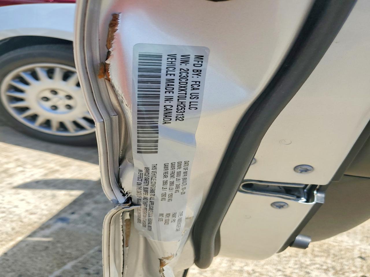 2020 Dodg Charger Po Silver vin: 2C3CDXKT0LH253132