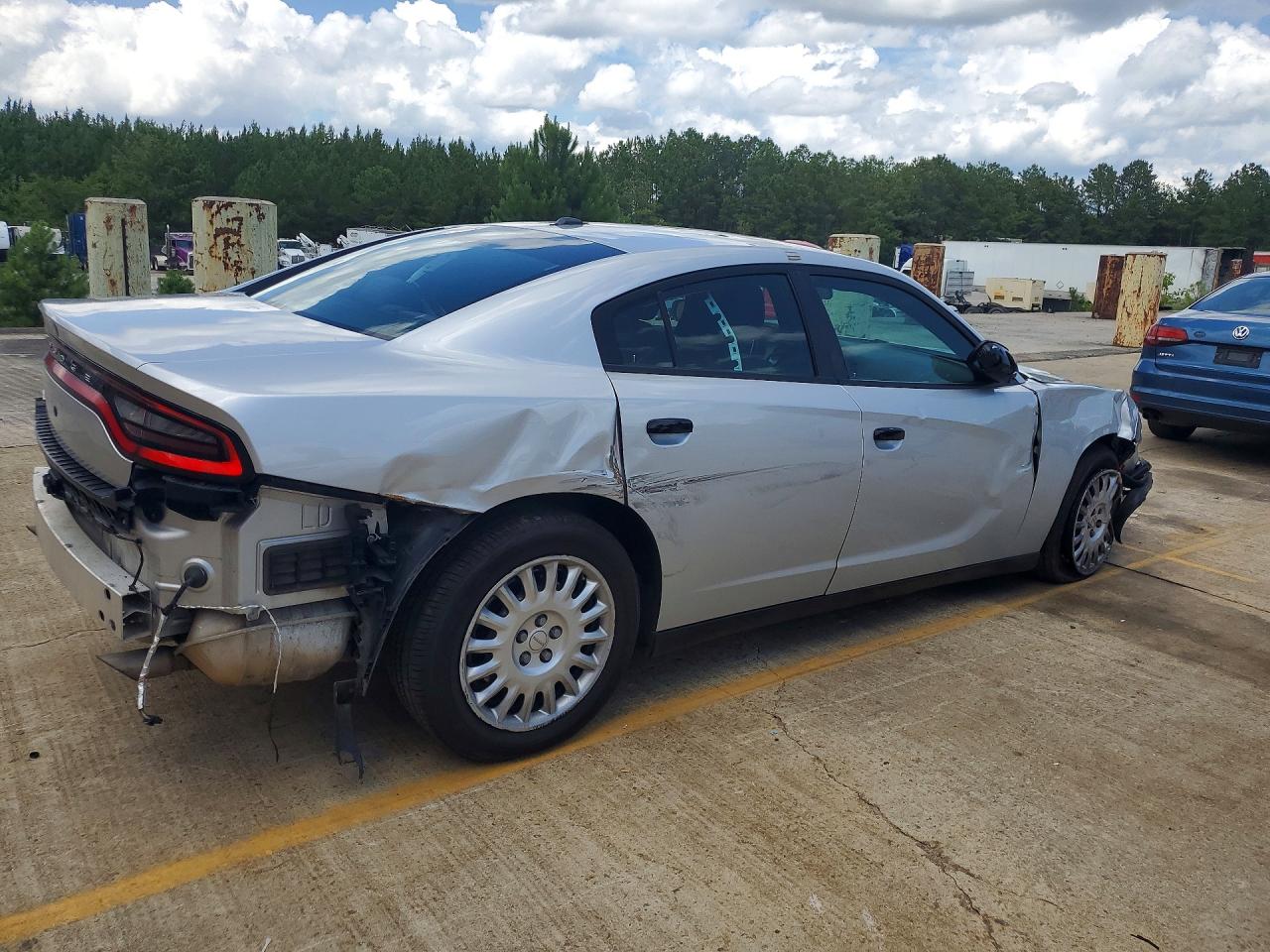 2020 Dodg Charger Po Silver vin: 2C3CDXKT0LH253132