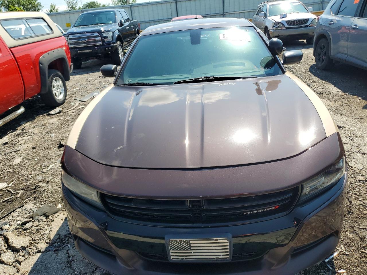 2015 Dodge Charger Police Коричневый vin: 2C3CDXKT1FH796199