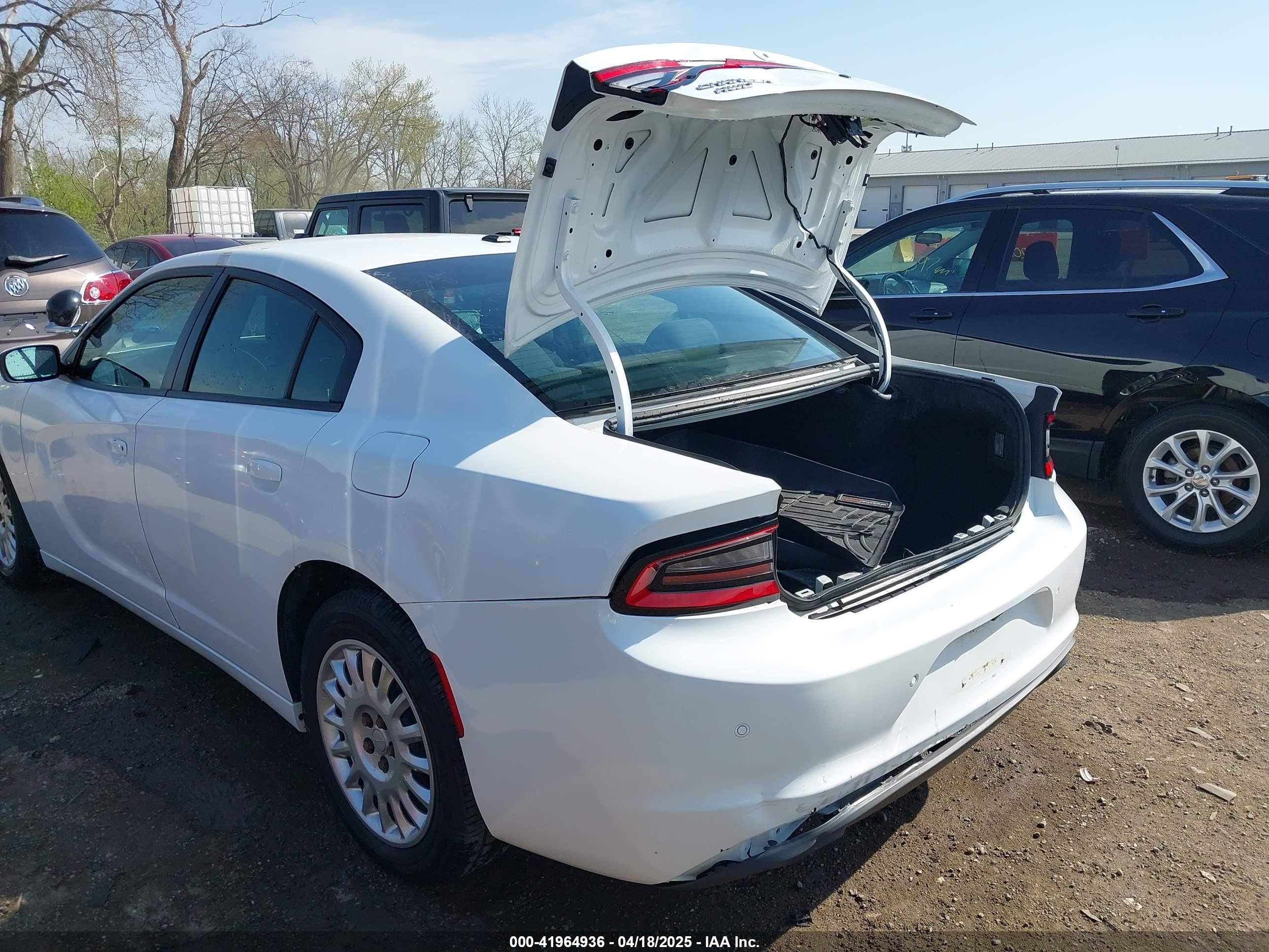 2020 Dodge Charger Police Awd White vin: 2C3CDXKT1LH127605