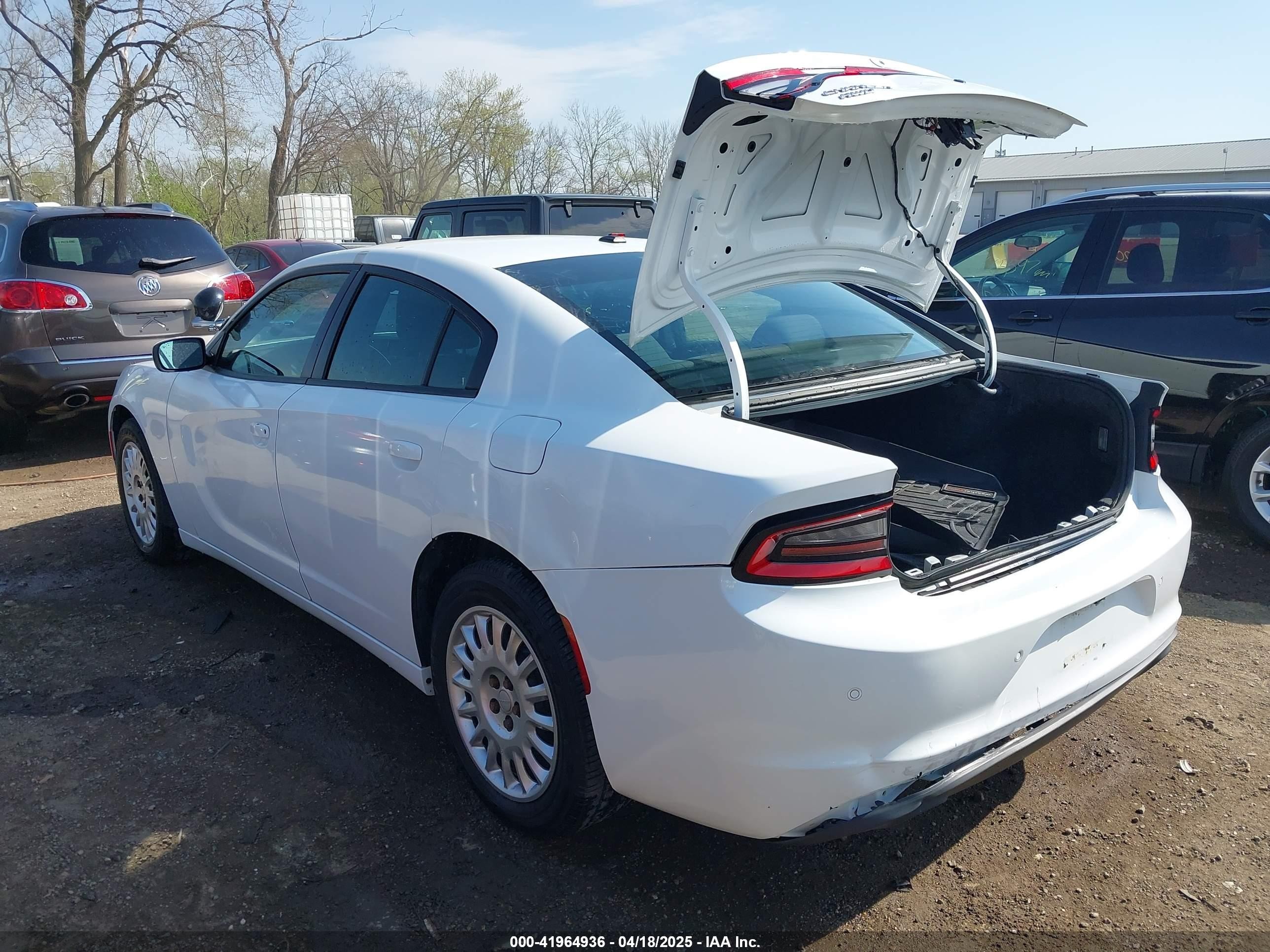 2020 Dodge Charger Police Awd White vin: 2C3CDXKT1LH127605