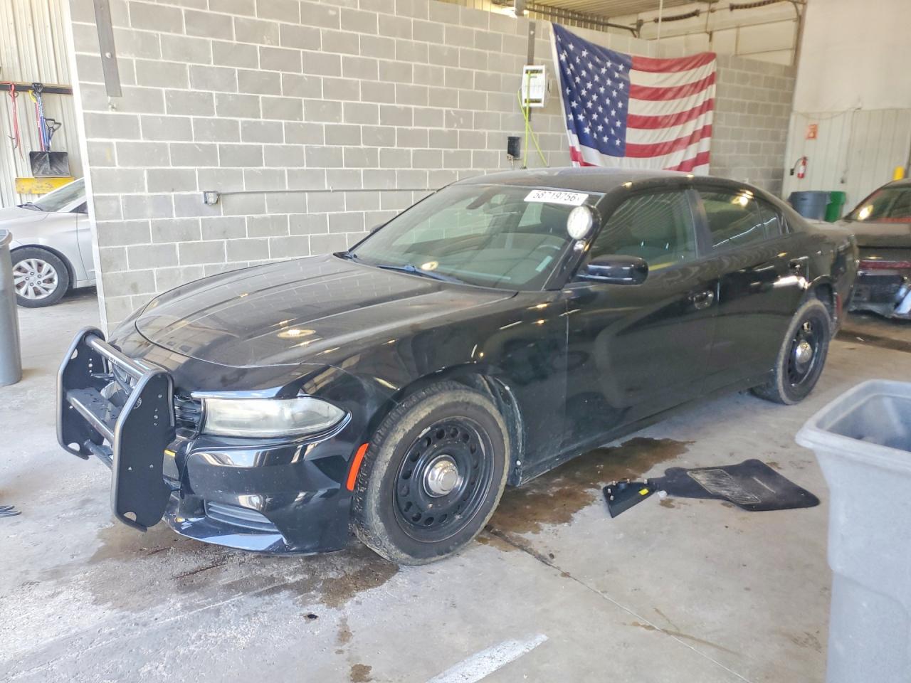 2015 Dodge Charger Police Black vin: 2C3CDXKT3FH818011