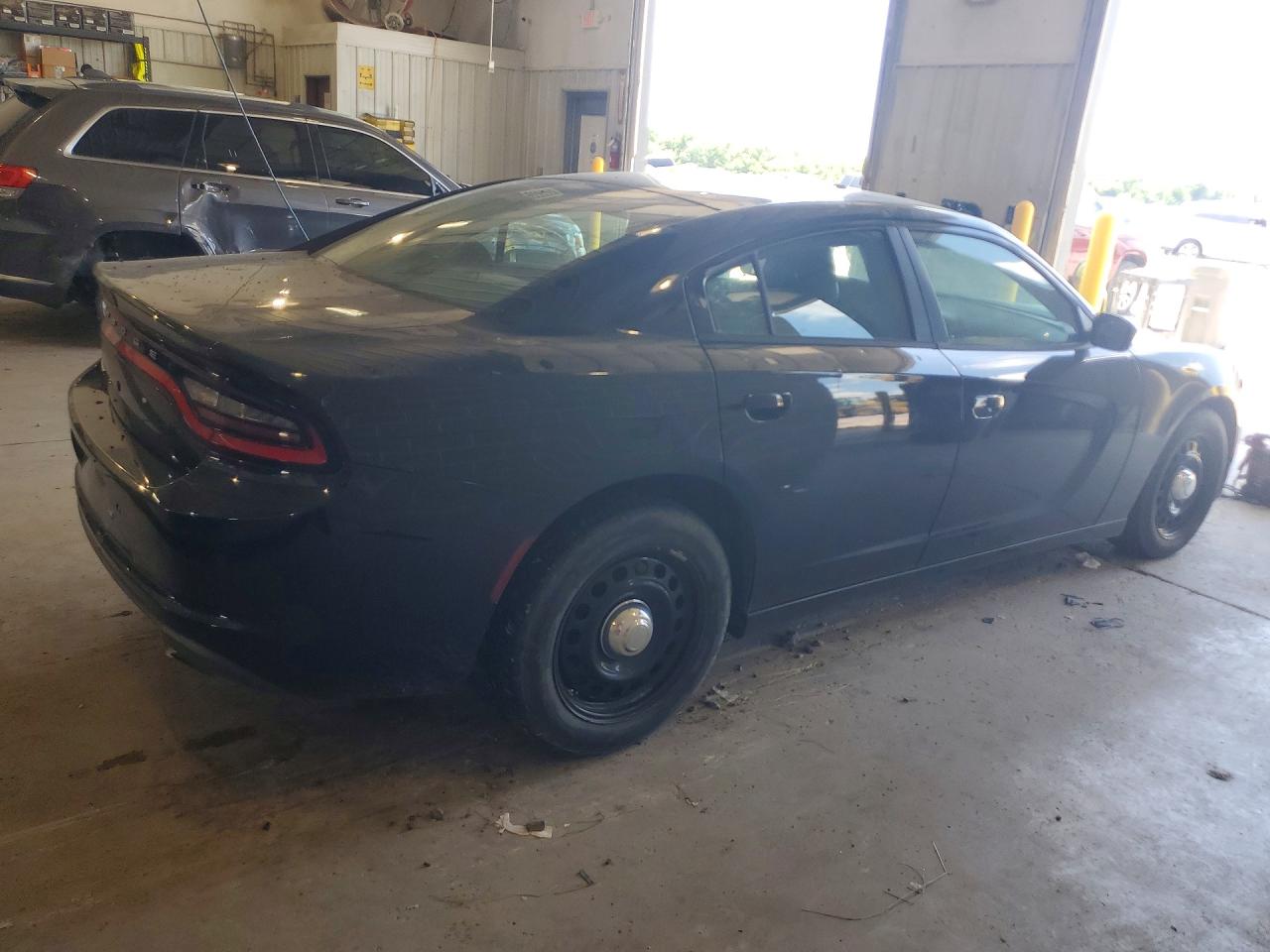 2015 Dodge Charger Police Black vin: 2C3CDXKT3FH818011